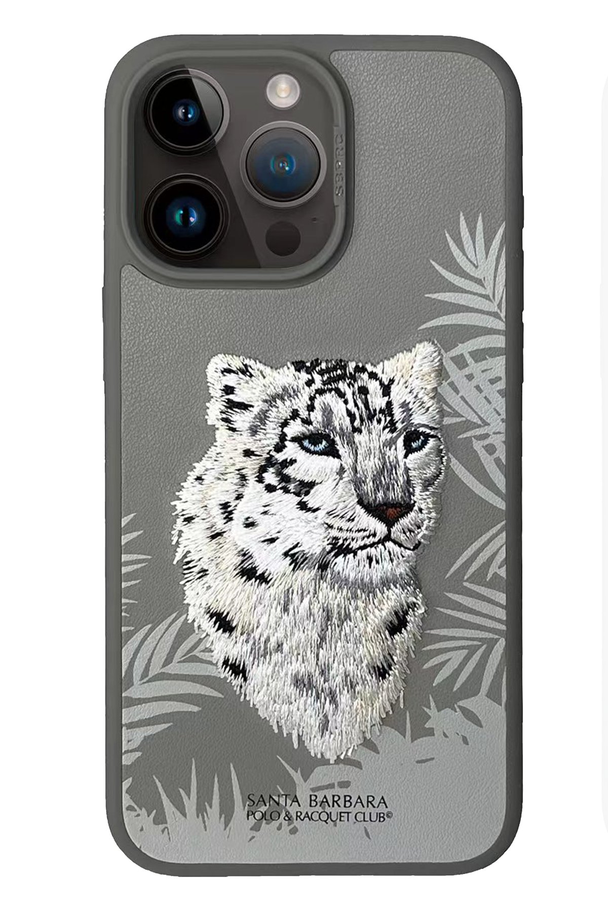 Santa Barbara Polo Racquet Club iPhone 15 Pro Patti Kapak - Titan Gri