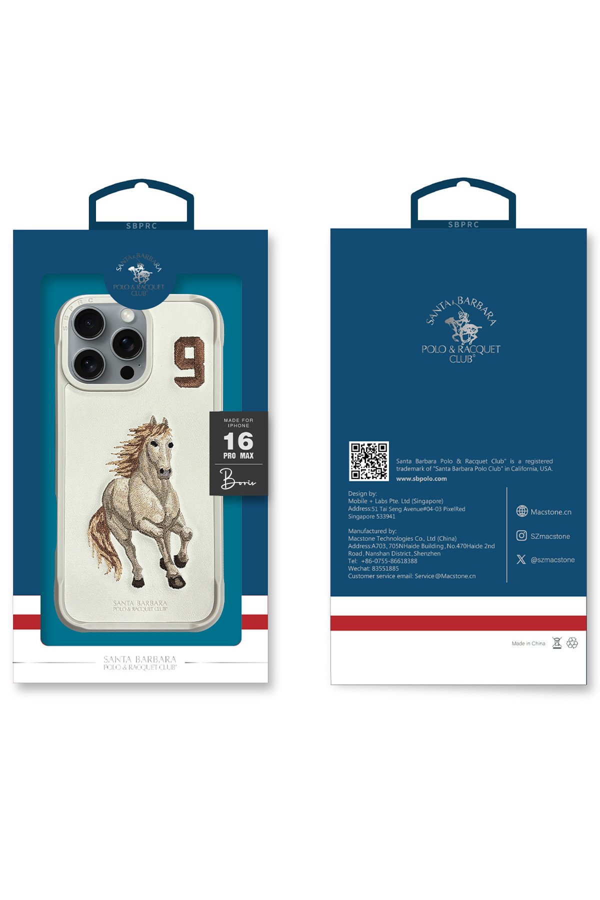 Santa Barbara Polo Racquet Club iPhone 16 Willie Şeffaf Magsafe Kapak - Painting