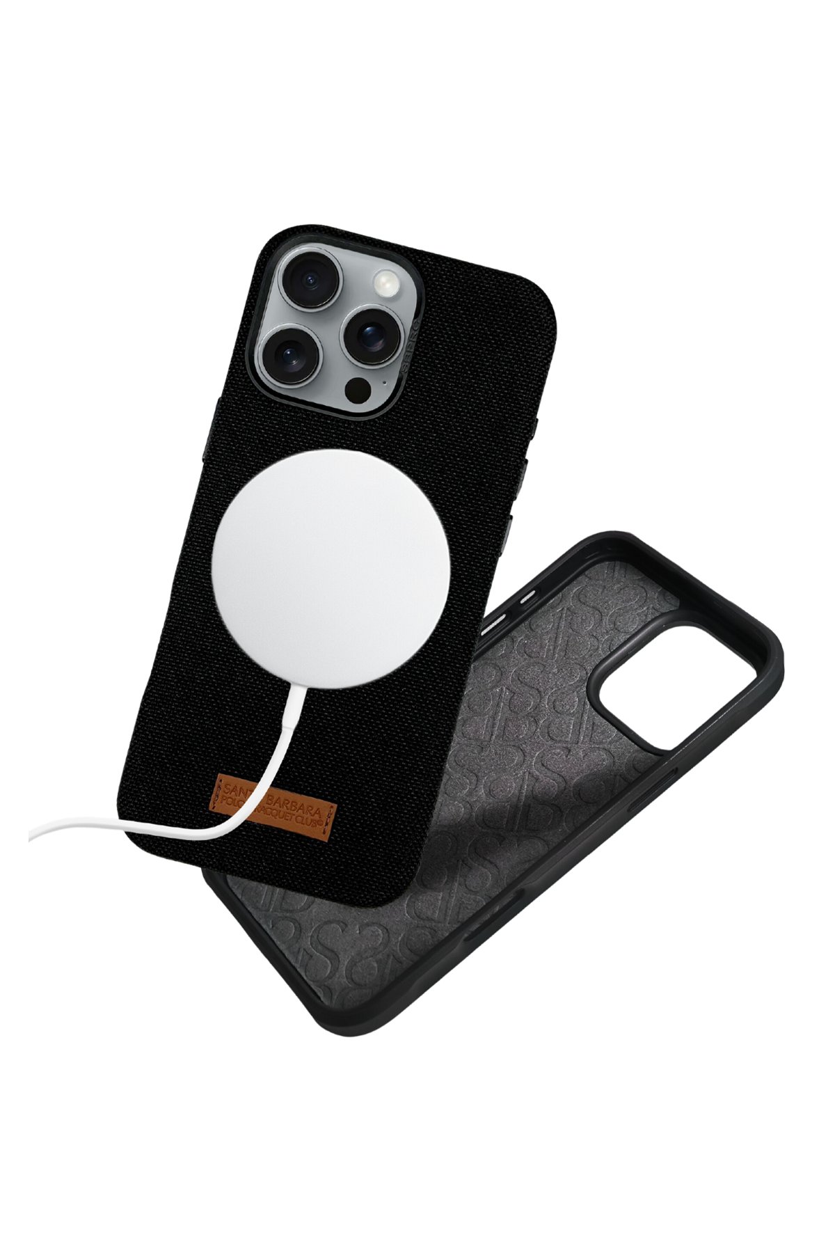 Santa Barbara Polo Racquet Club iPhone 16 Sagar Magsafe Kapak - Bej