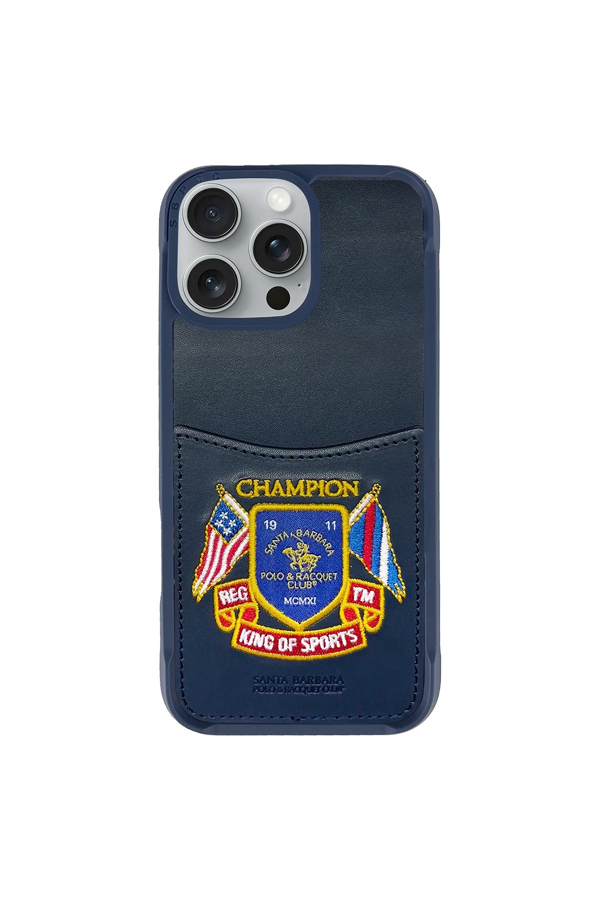 Santa Barbara Polo Racquet Club iPhone 16 Pro Max Sagar Magsafe Kapak - Titan Gri
