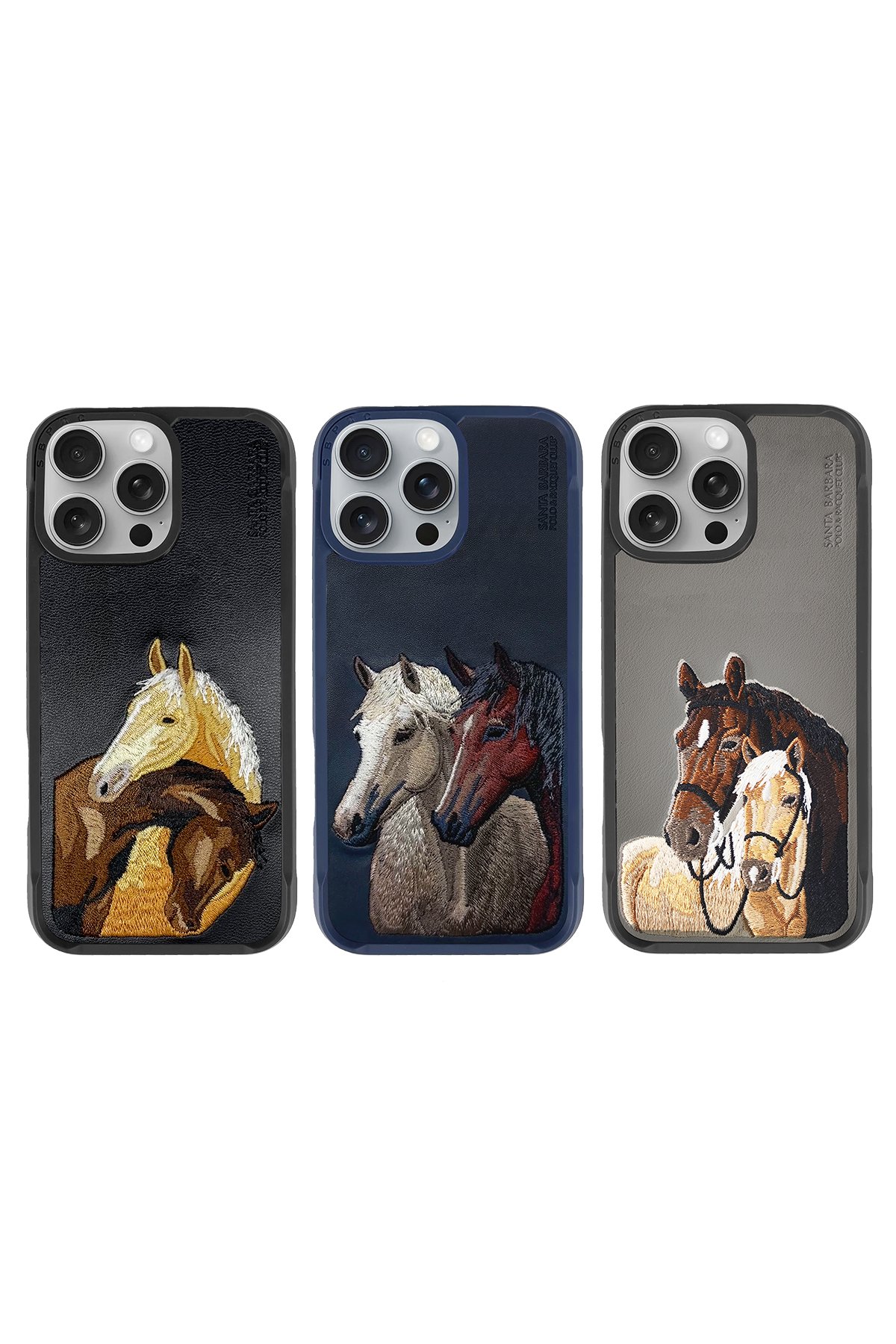 Santa Barbara Polo Racquet Club iPhone 16 Pro Max Primo Magsafe Stand Kapak - Titan Gri