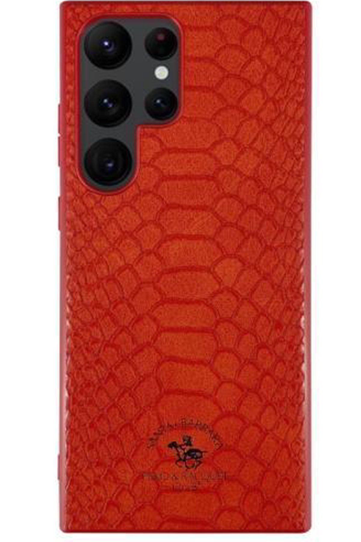 Santa Barbara Polo Racquet Club Samsung Galaxy S23 Ultra Plaid Kapak - Kahverengi
