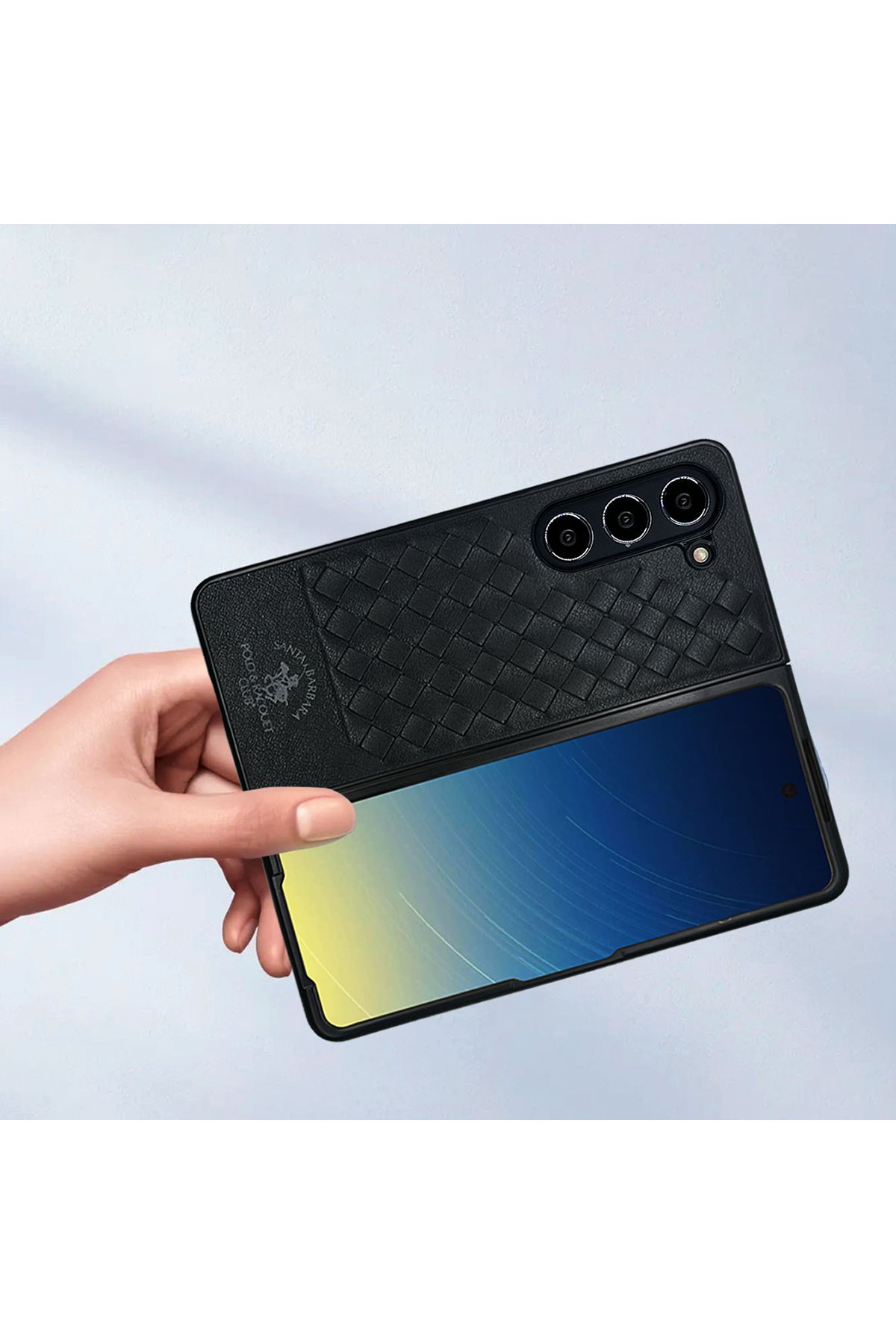 Santa Barbara Polo Racquet Club Samsung Galaxy Z Fold 5 Kent Kapak - Siyah