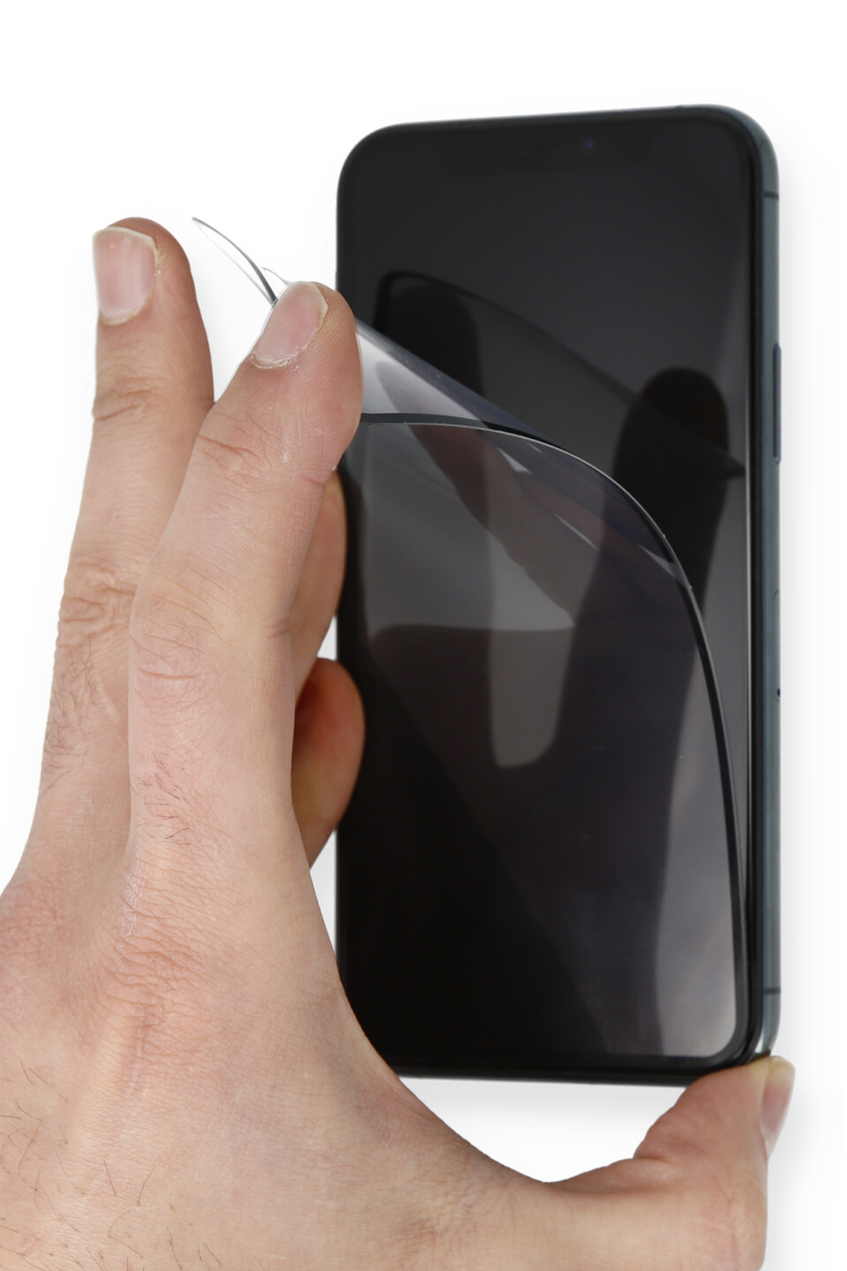 Newface Realme C15 Kılıf Nano içi Kadife  Silikon - Mor