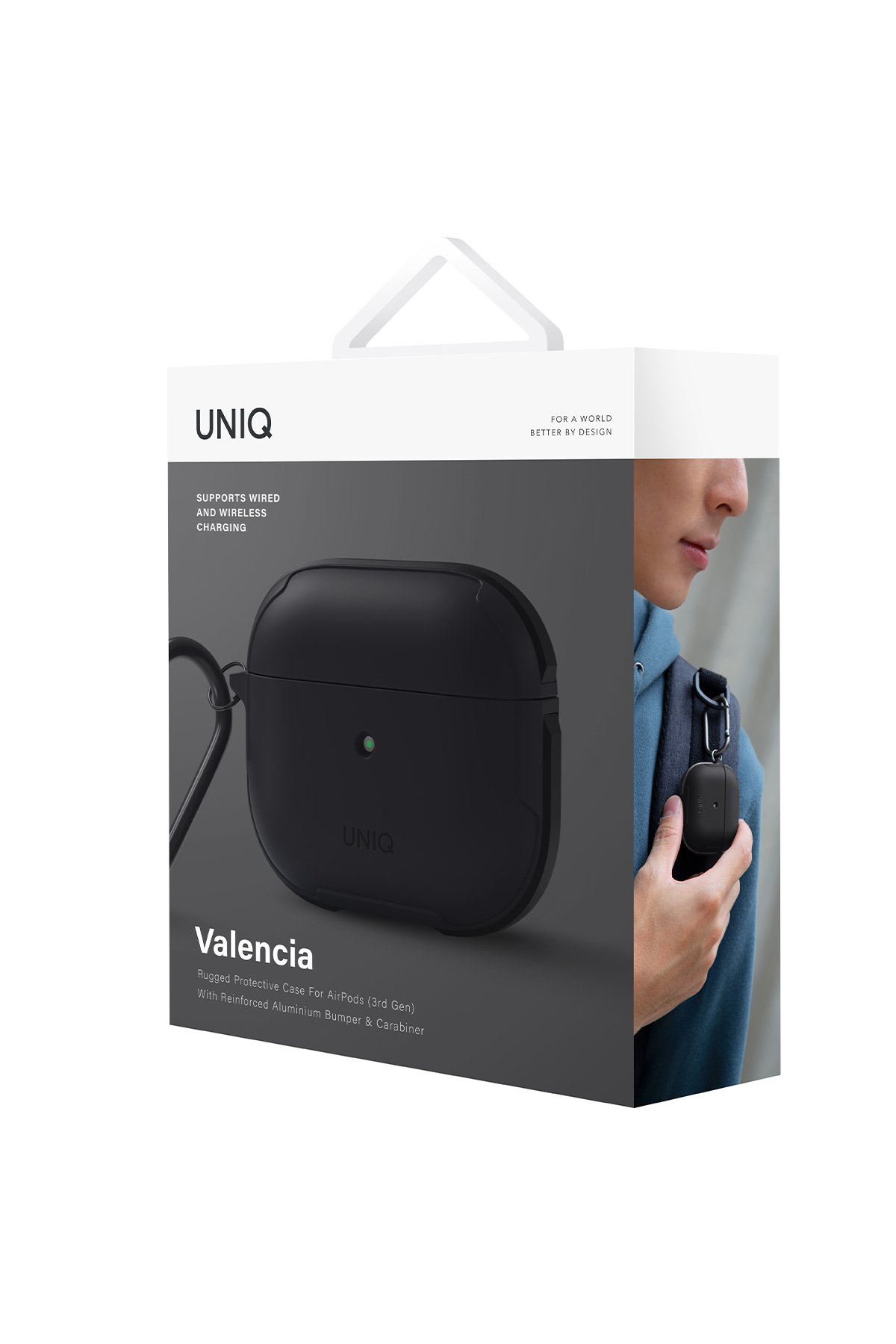 Uniq Airpods 3 (3.nesil) Glase Silikon Kılıf - Şeffaf