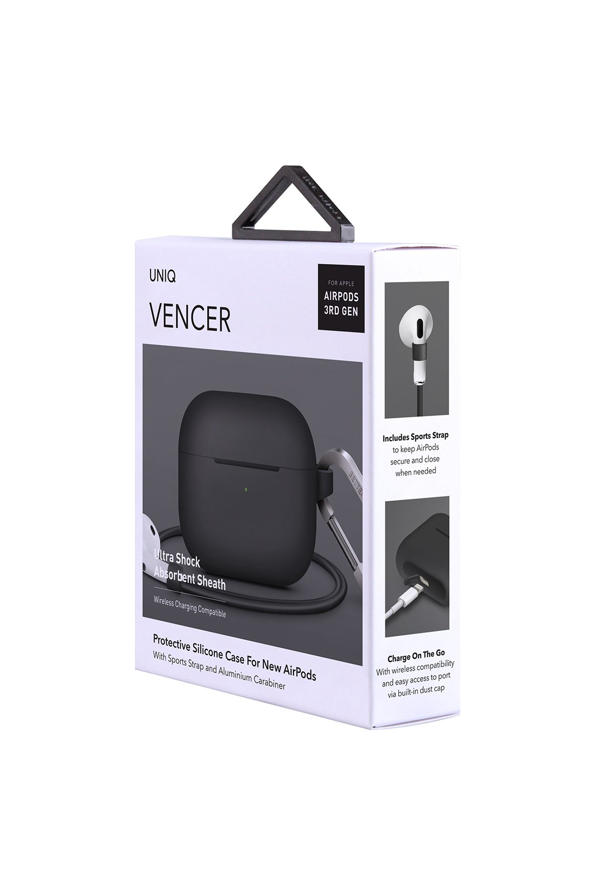 Uniq Airpods 3 (3.nesil) Vencer Silikon Kılıf - Bordo