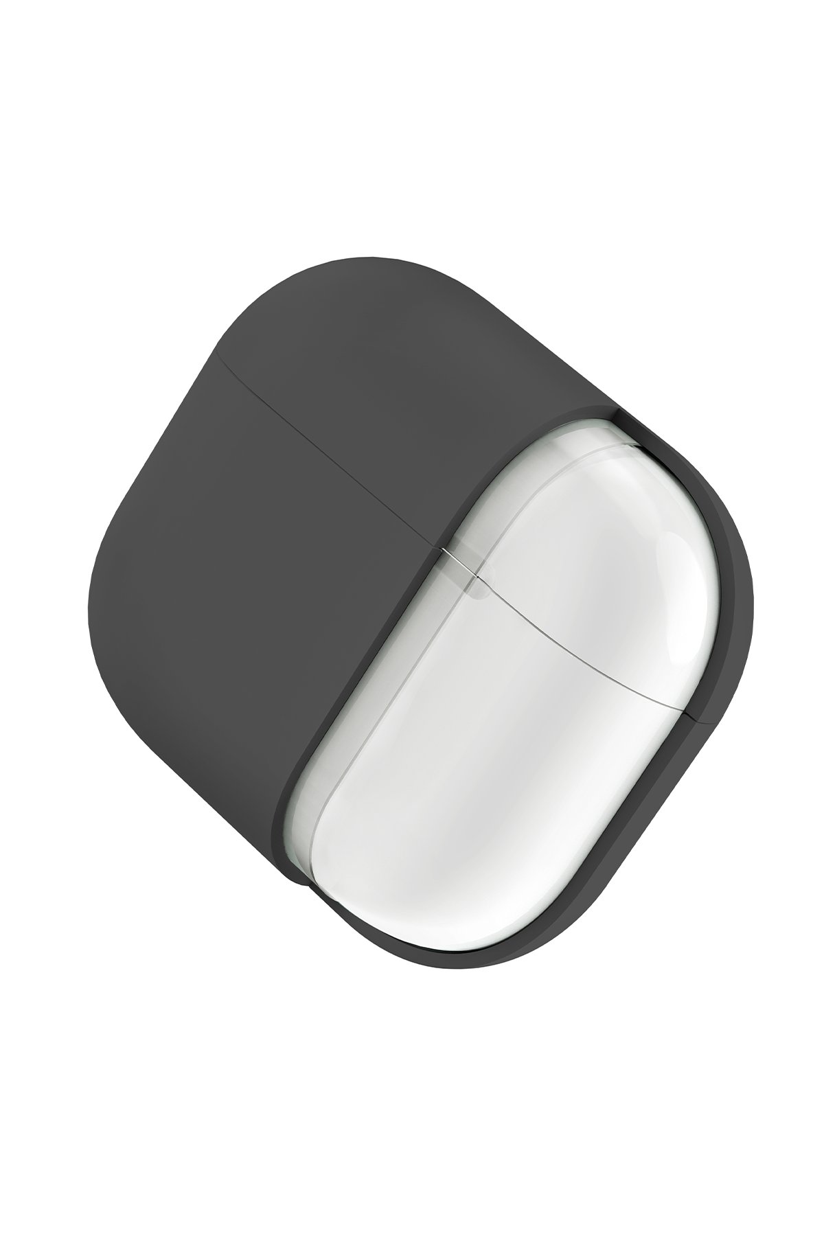 Uniq Airpods 4 (4.nesil) Glase Silikon Kılıf - Siyah