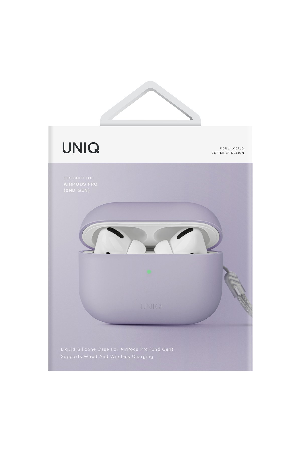Uniq Airpods Pro 2 (2.nesil) Lyden DS Deri Kılıf - Siyah