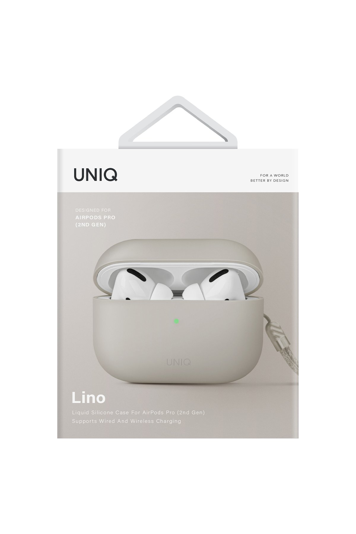 Uniq Airpods Pro 2 (2.nesil) Terra Genuine Deri Kılıf - Lacivert