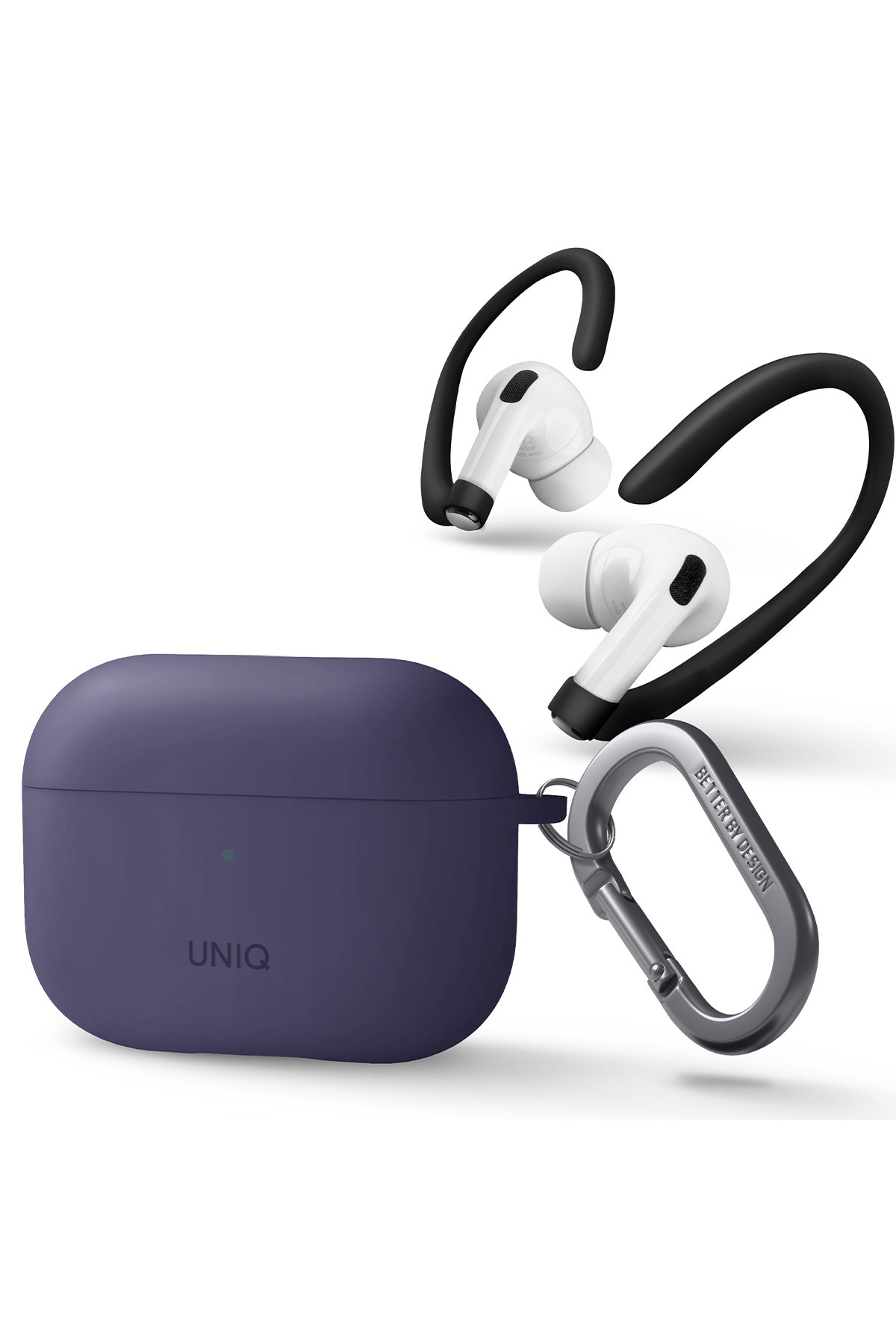 Uniq Airpods Pro 2 (2.nesil) Lyden DS Deri Kılıf - Bej