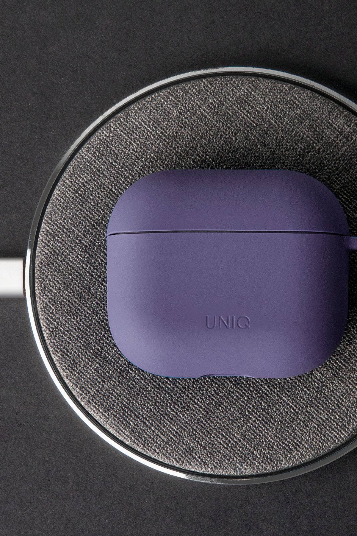 Uniq Airpods Pro 2 (2.nesil) Lyden DS Deri Kılıf - Bej