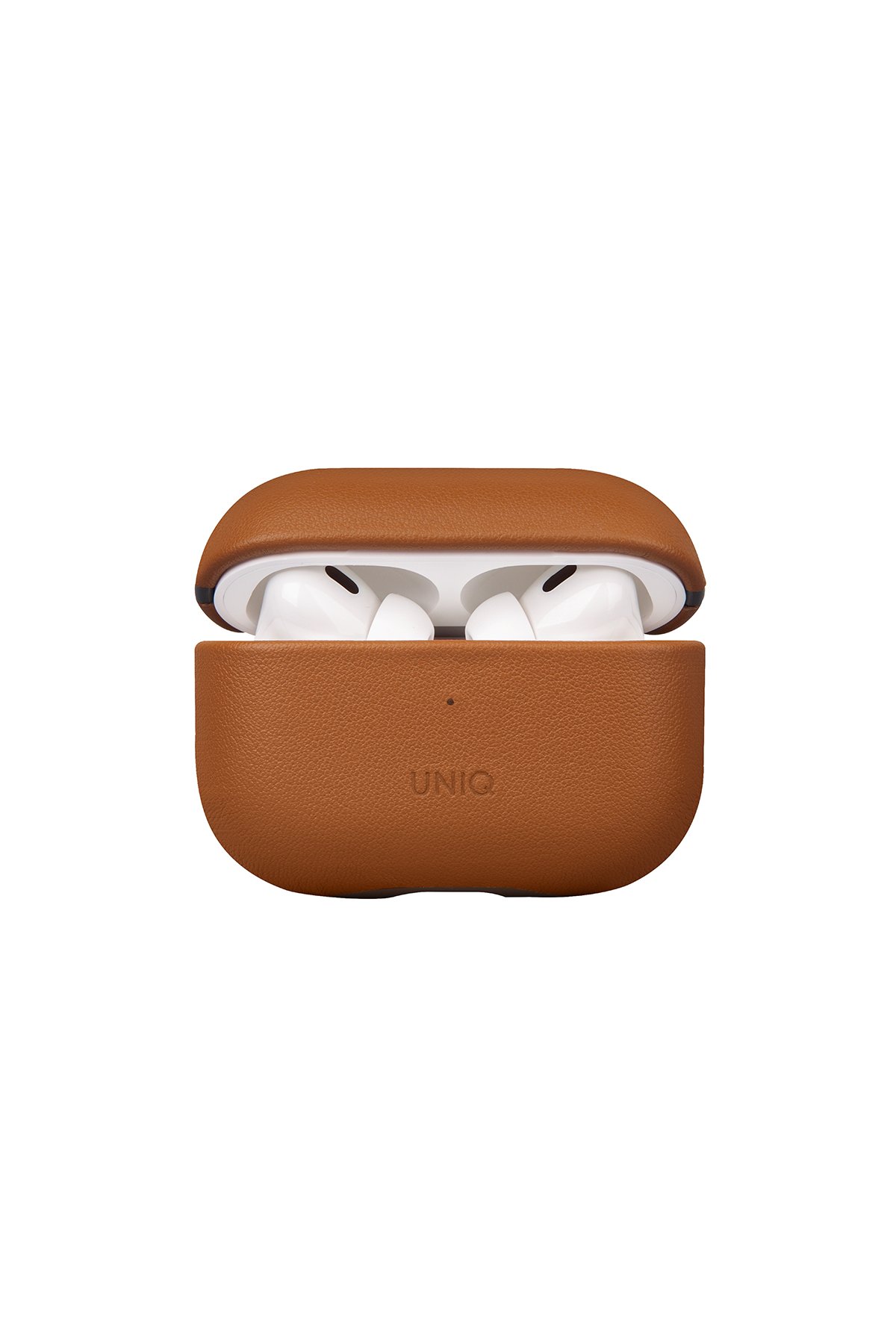 Uniq Airpods Pro 2 (2.nesil) Lyden DS Deri Kılıf - Siyah