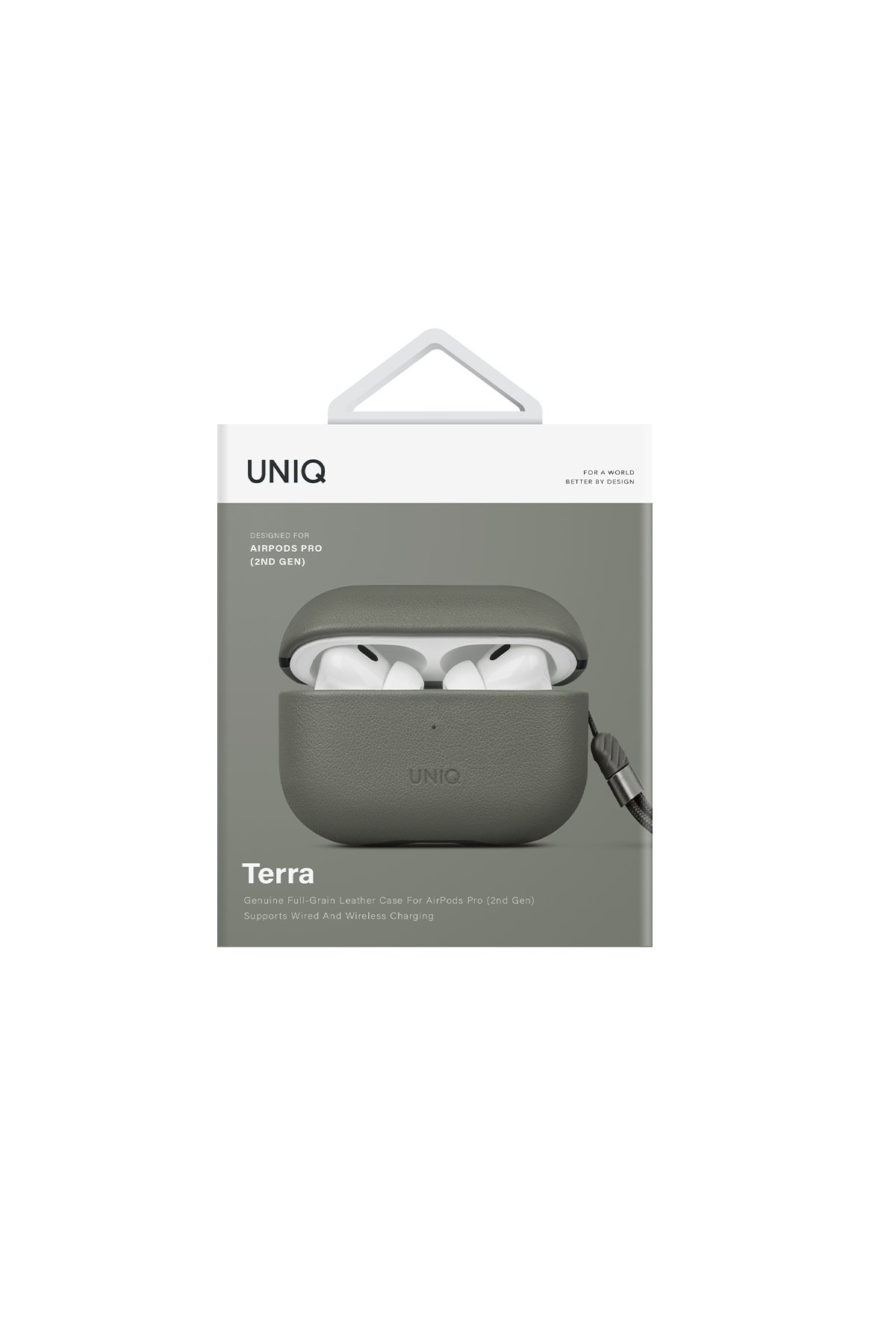 Uniq Airpods Pro 2 (2.nesil) Nexo Silikon Kılıf - Siyah
