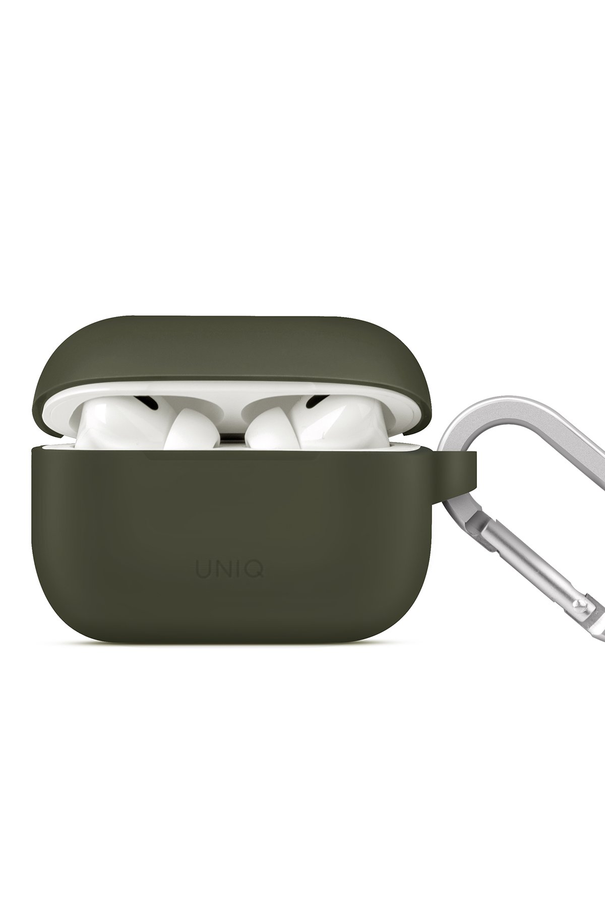 Uniq Airpods Pro 2 (2.nesil) Glase Silikon Kılıf - Şeffaf