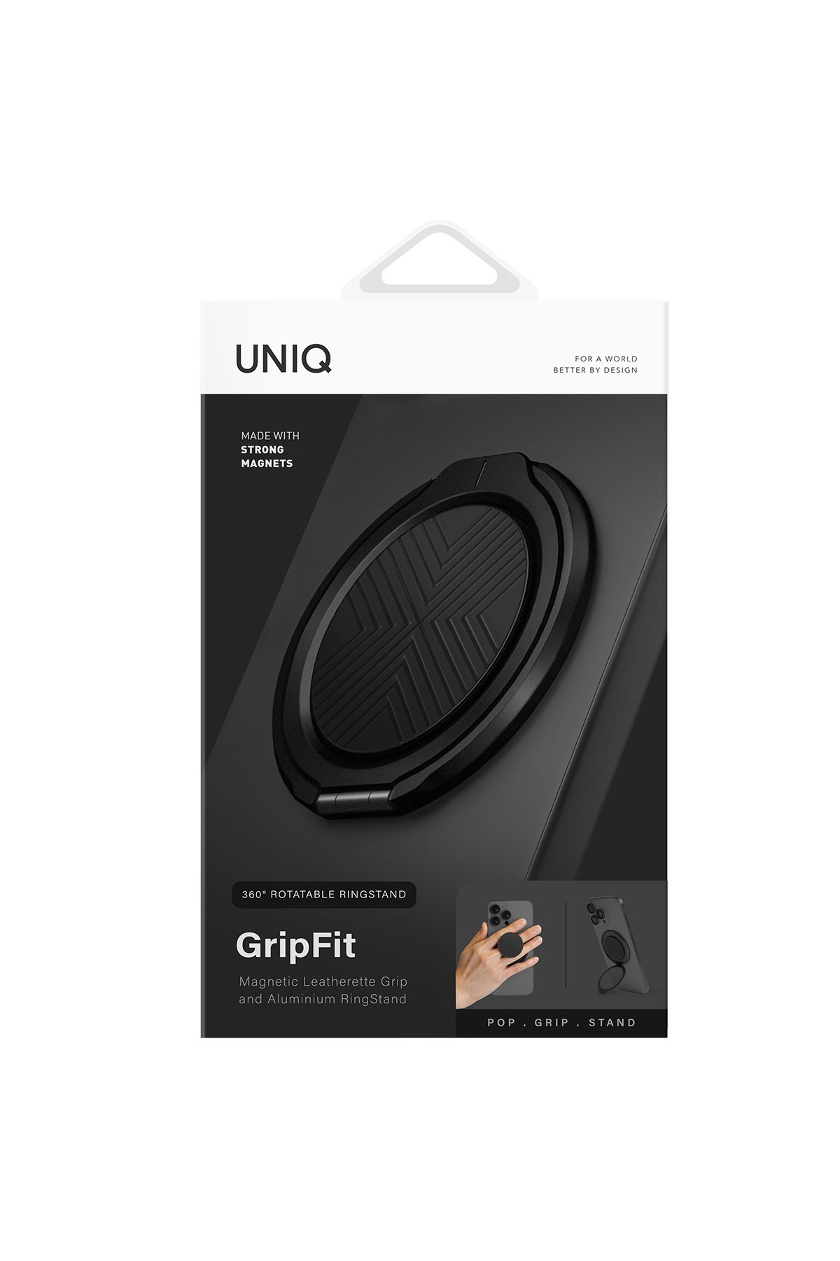 Uniq Hoveo 5.000mAh Manyetik PD Kablosuz Type-C Standlı Powerbank - Lila