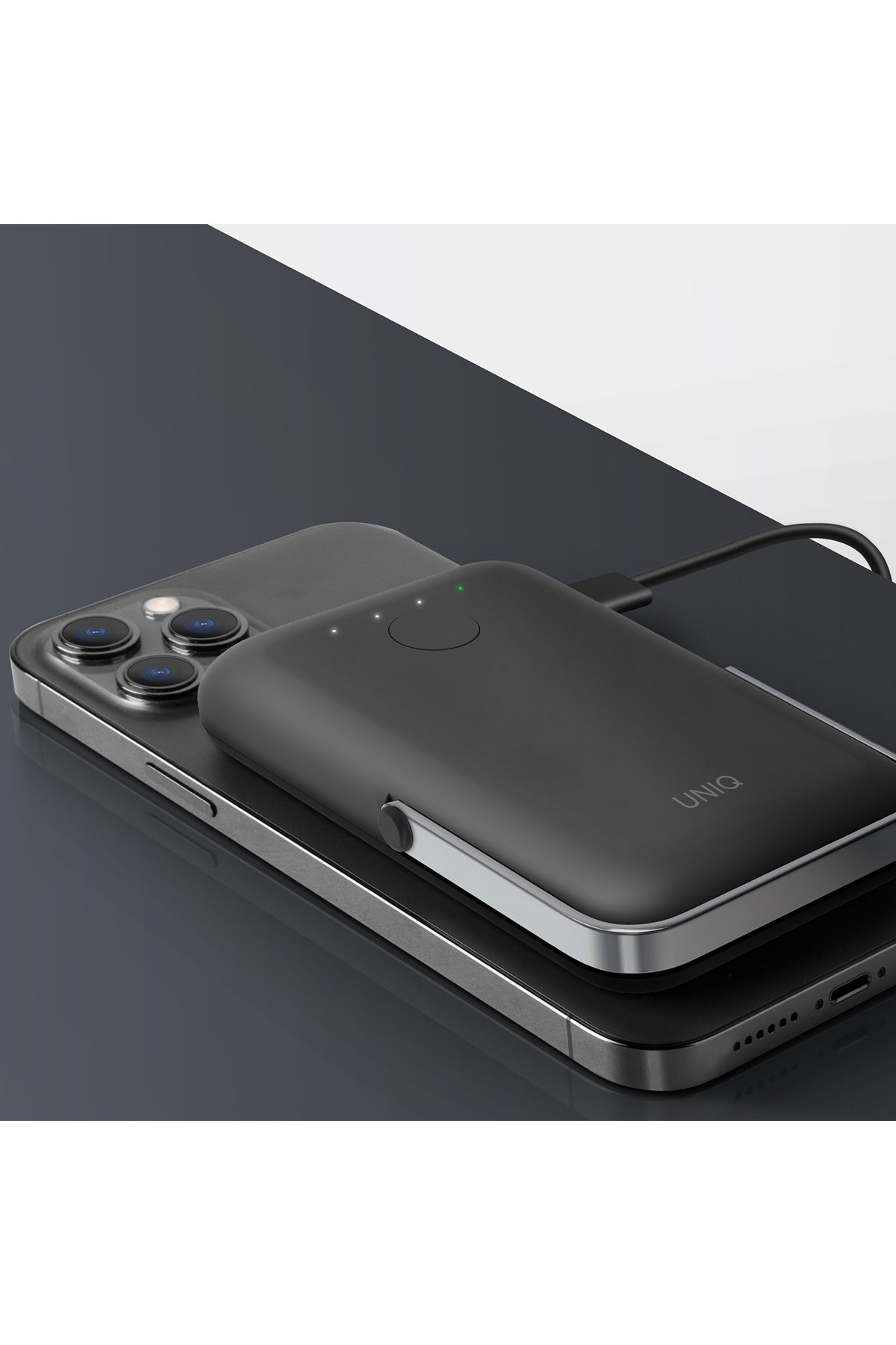 Uniq Vista 2in1 Bileklik Boyun Askısı - Beyaz