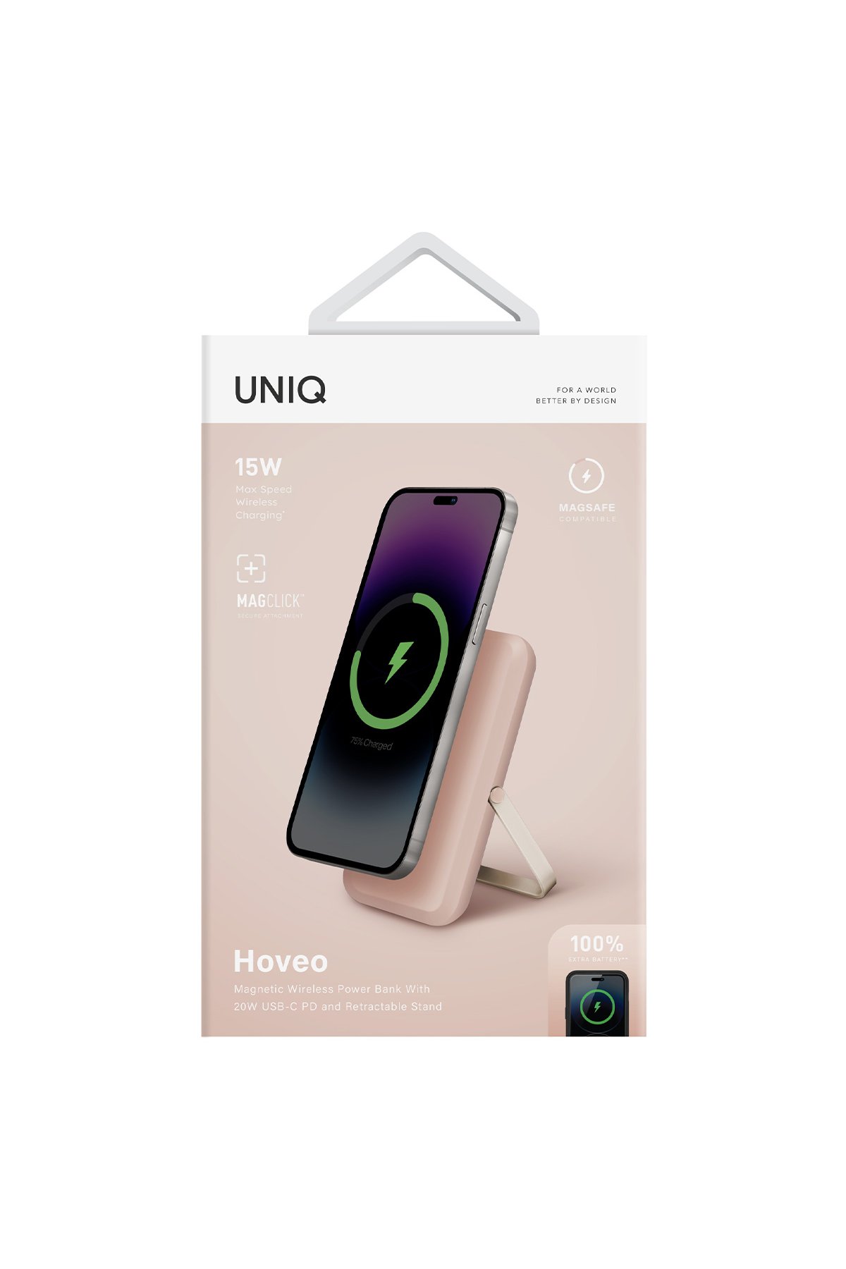 Uniq Atlas NFC Find My Destekli Dijital Göstergeli Kablosuz Şarjlı Dijital Kart - Siyah