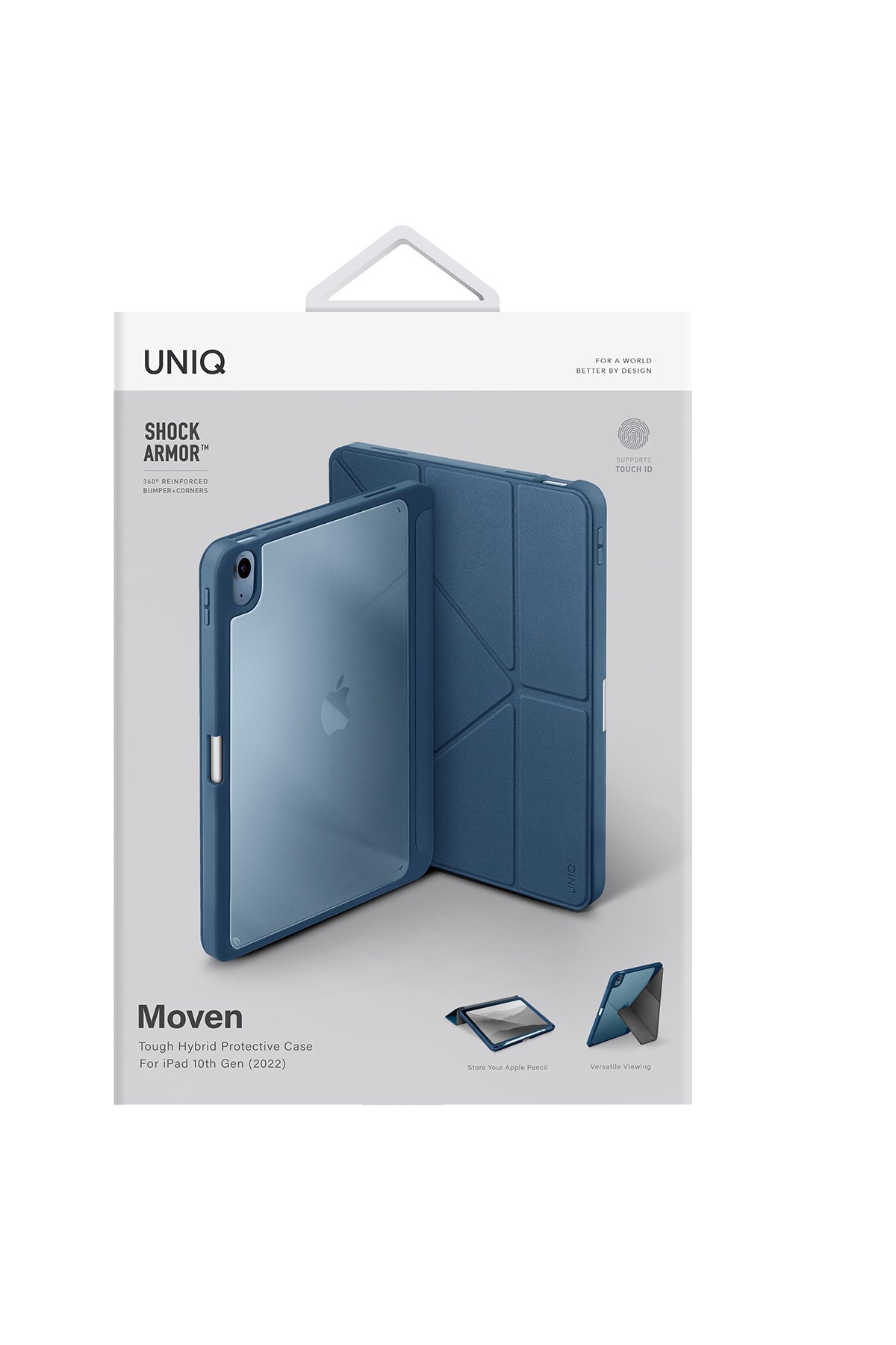 Uniq iPad 2022 10.9 (10.nesil) Transforma Tablet Kapak - Siyah