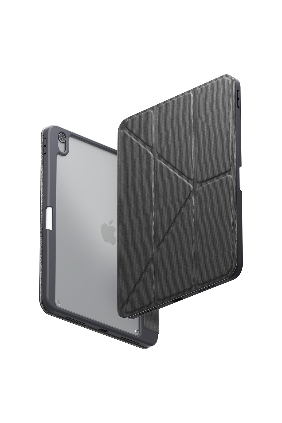 Uniq iPad Air 11 (2024) Ryze Standlı Katlanabilir Tablet Kapak - Gri