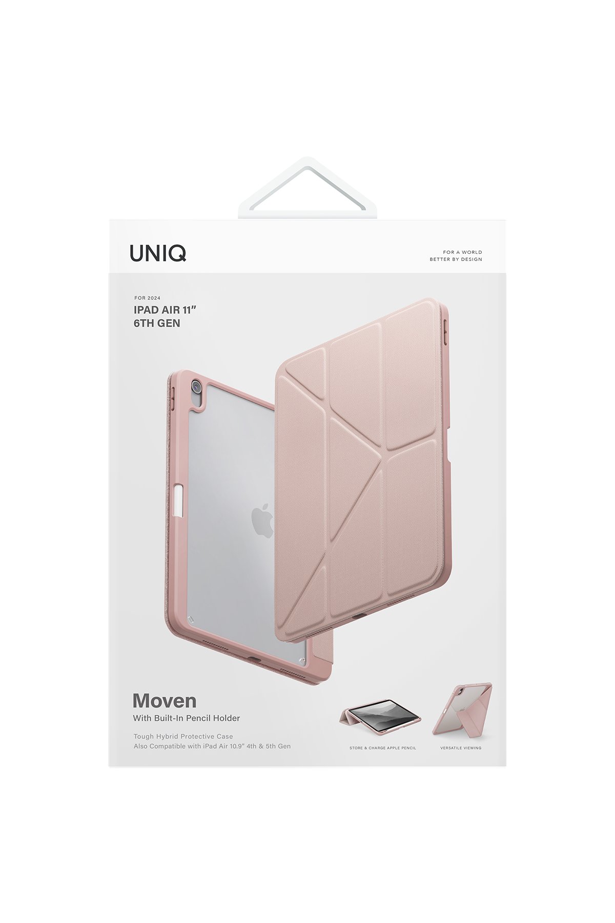 Uniq iPad Air 11 (2024) Optix Paper Sketch Tablet Nano Koruyucu - Siyah