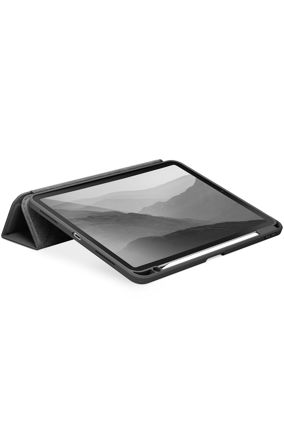 Uniq iPad Air 13 (2024) Moven Standlı Tablet Kapak - Mavi