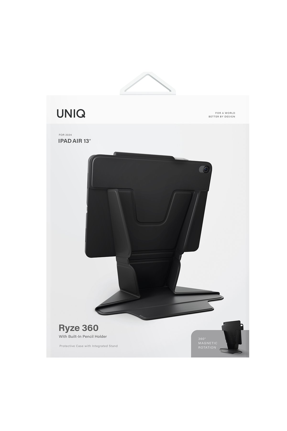 Uniq iPad Air 13 (2024) Optix Paper Sketch Tablet Nano Koruyucu - Siyah