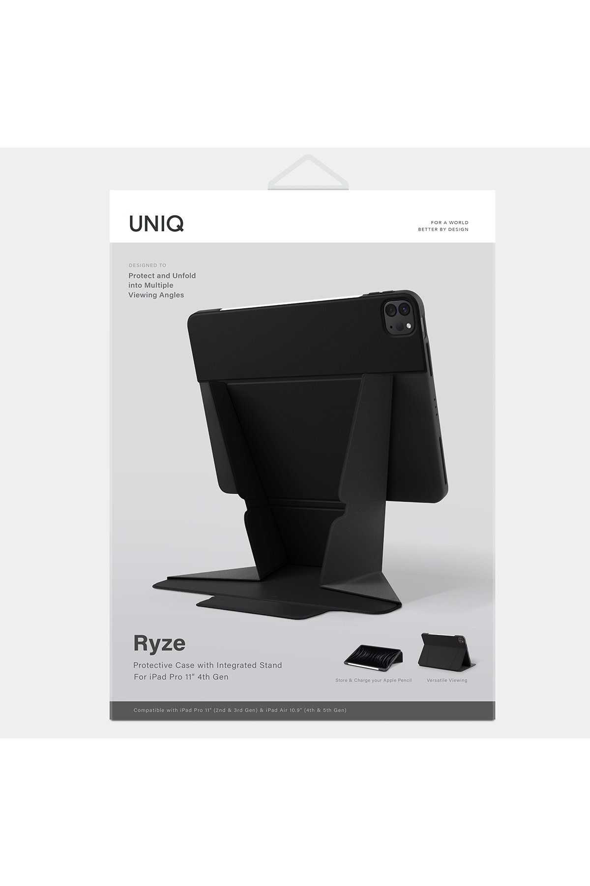 Uniq iPad Pro 11 (2022) Ryze Standlı Katlanabilir Tablet Kapak - Lacivert