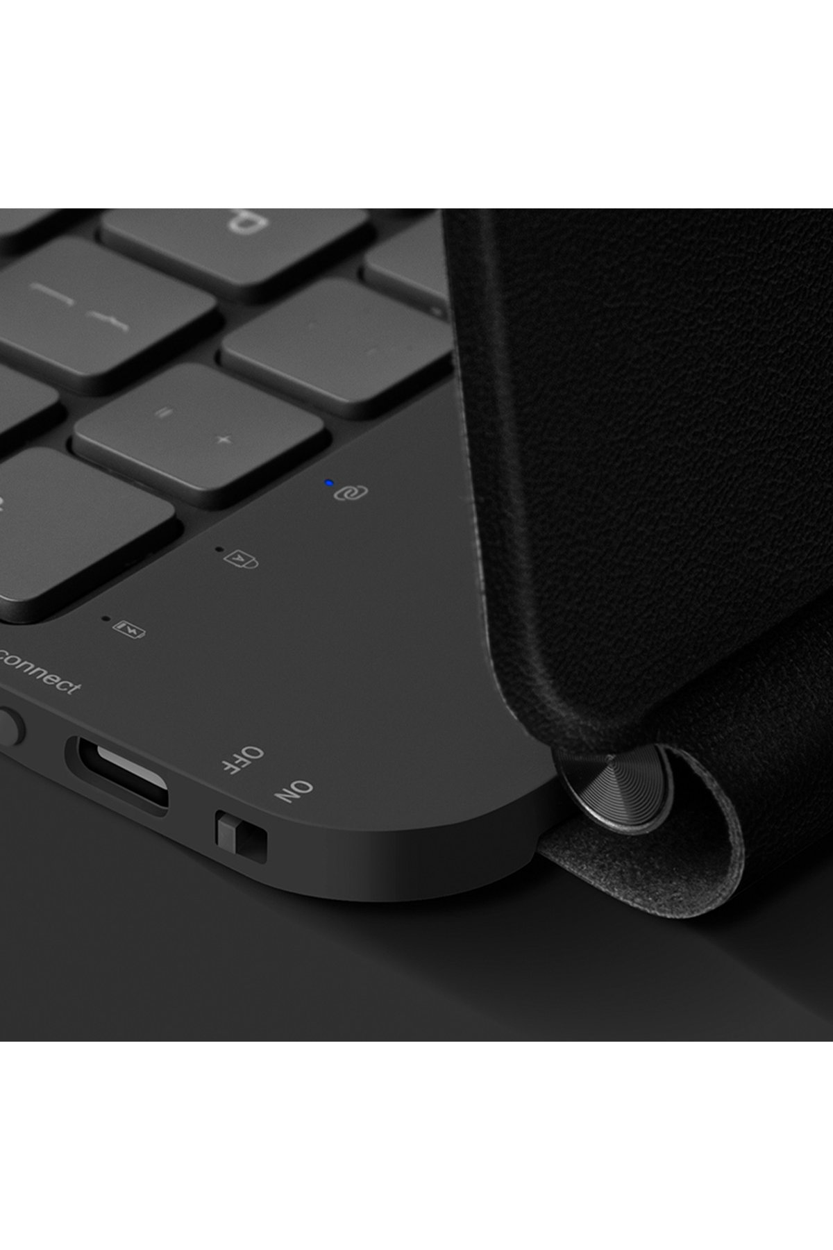 Uniq iPad Pro 11 (2022) Rovus 360 Manyetik Tablet Kapak - Siyah