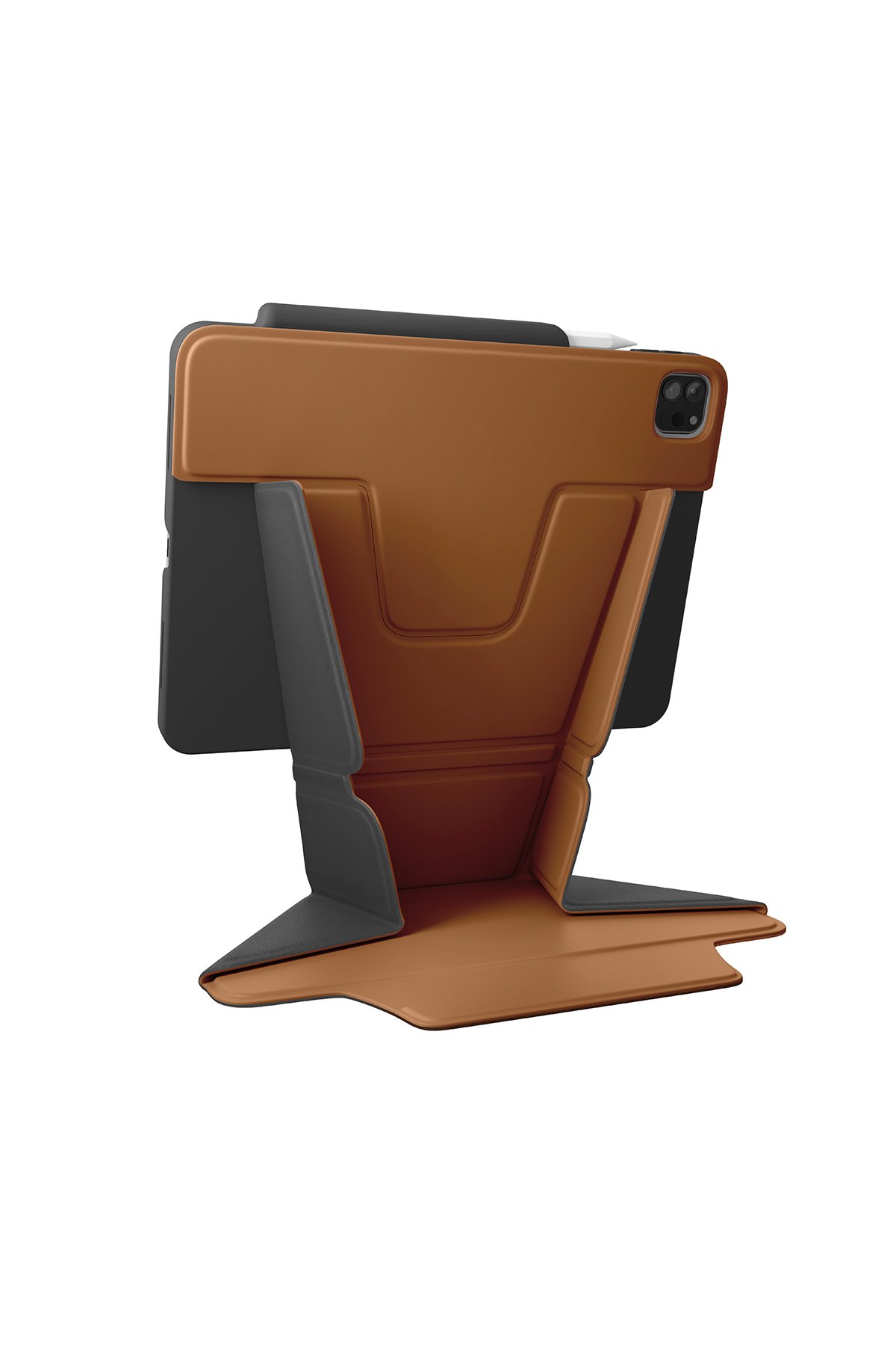 Uniq iPad Pro 11 (2024) Camden Katlanabilir Tablet Kapak - Koyu Gri