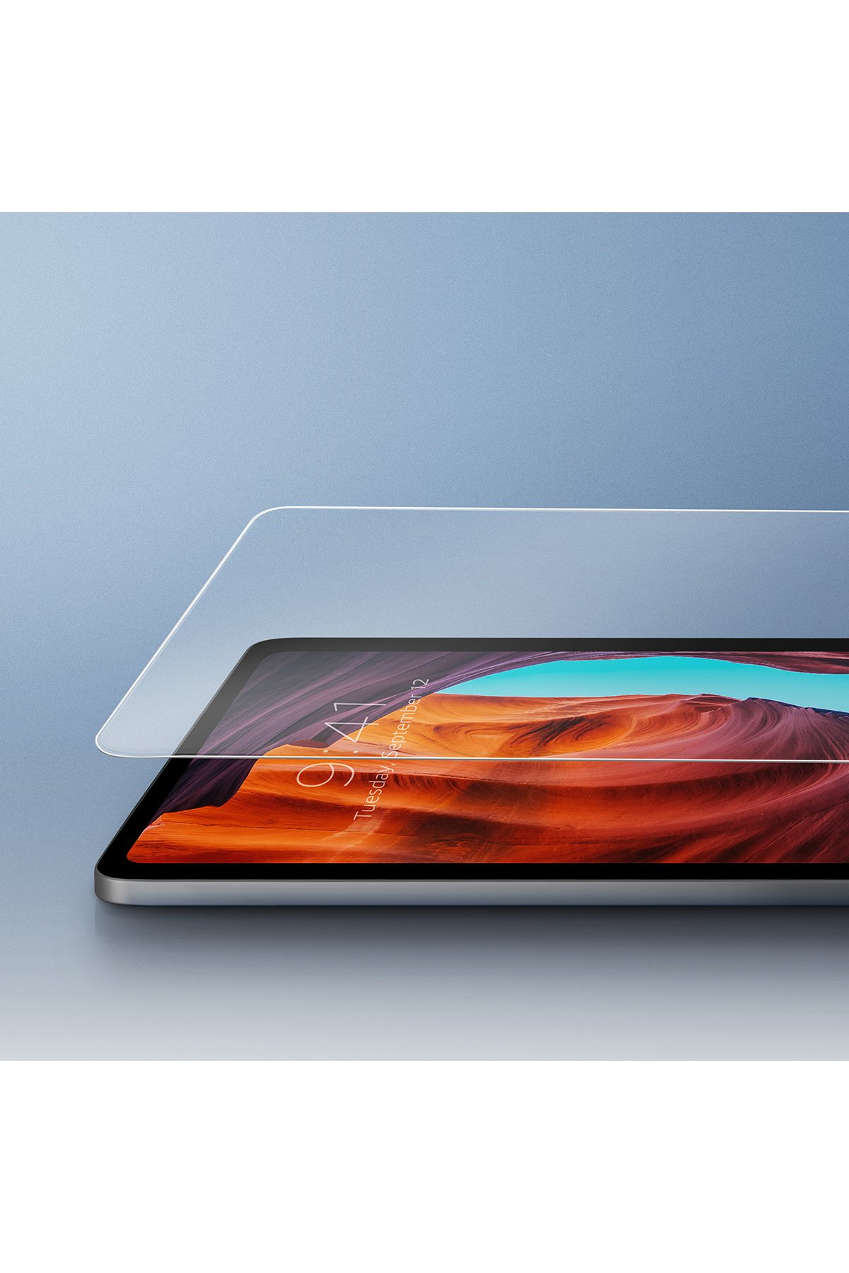 Uniq iPad Pro 12.9 (2024) Optix Paper Sketch Tablet Nano Koruyucu - Siyah