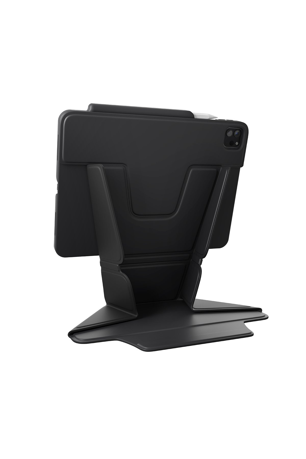 Uniq iPad Pro 13 (2024) Camden Katlanabilir Tablet Kapak - Koyu Gri