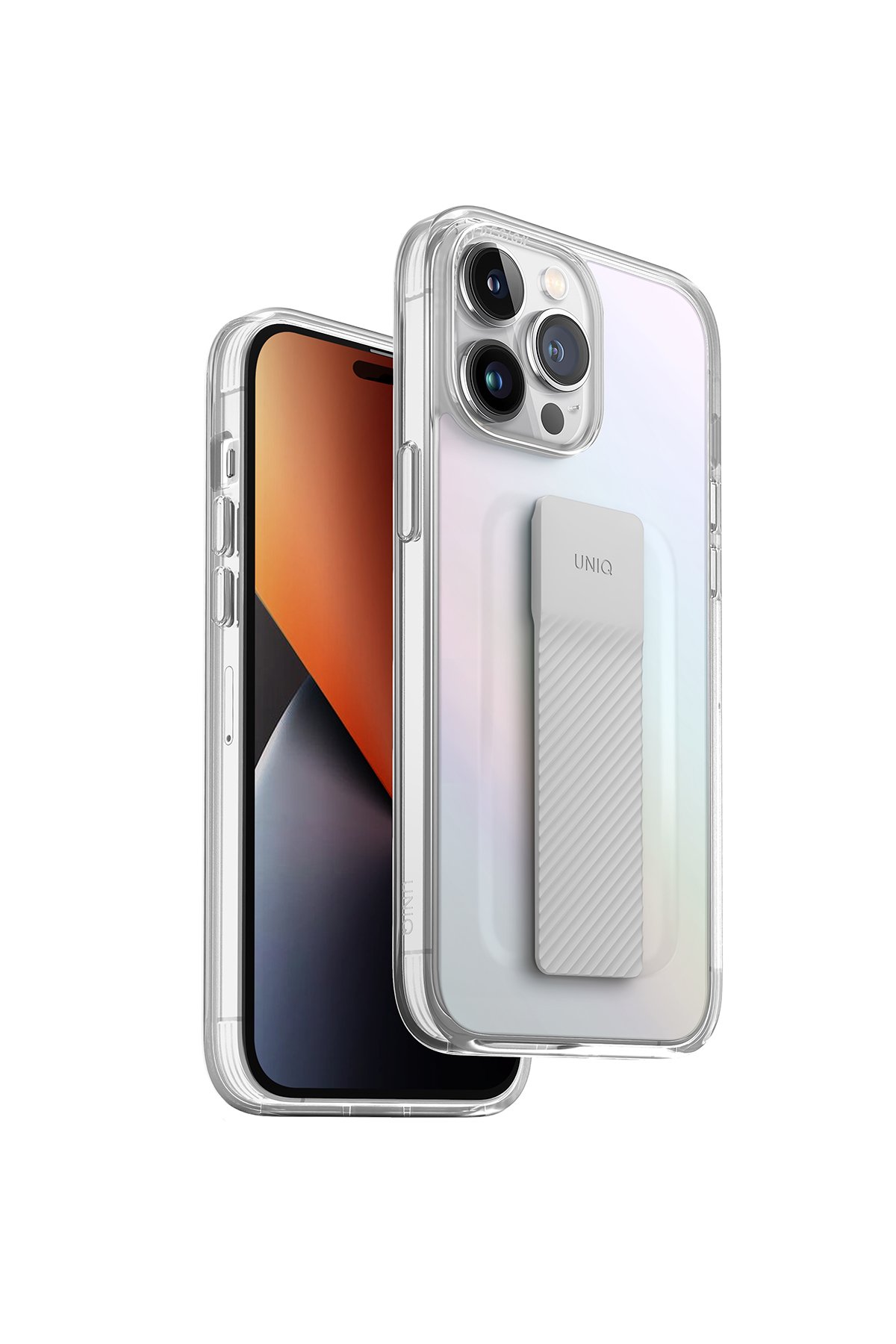 Uniq iPhone 14 Pro Transforma Magsafe Standlı Kapak - Mavi