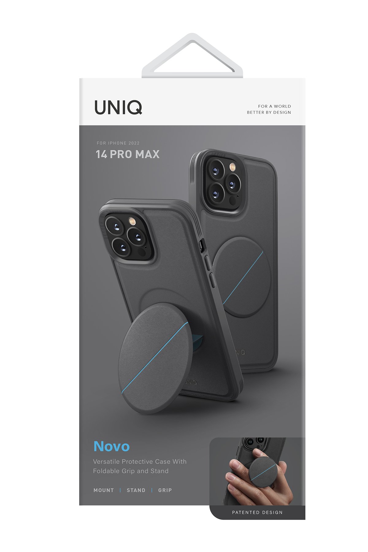 Uniq iPhone 14 Pro Max Combat Kapak - Derin Mor