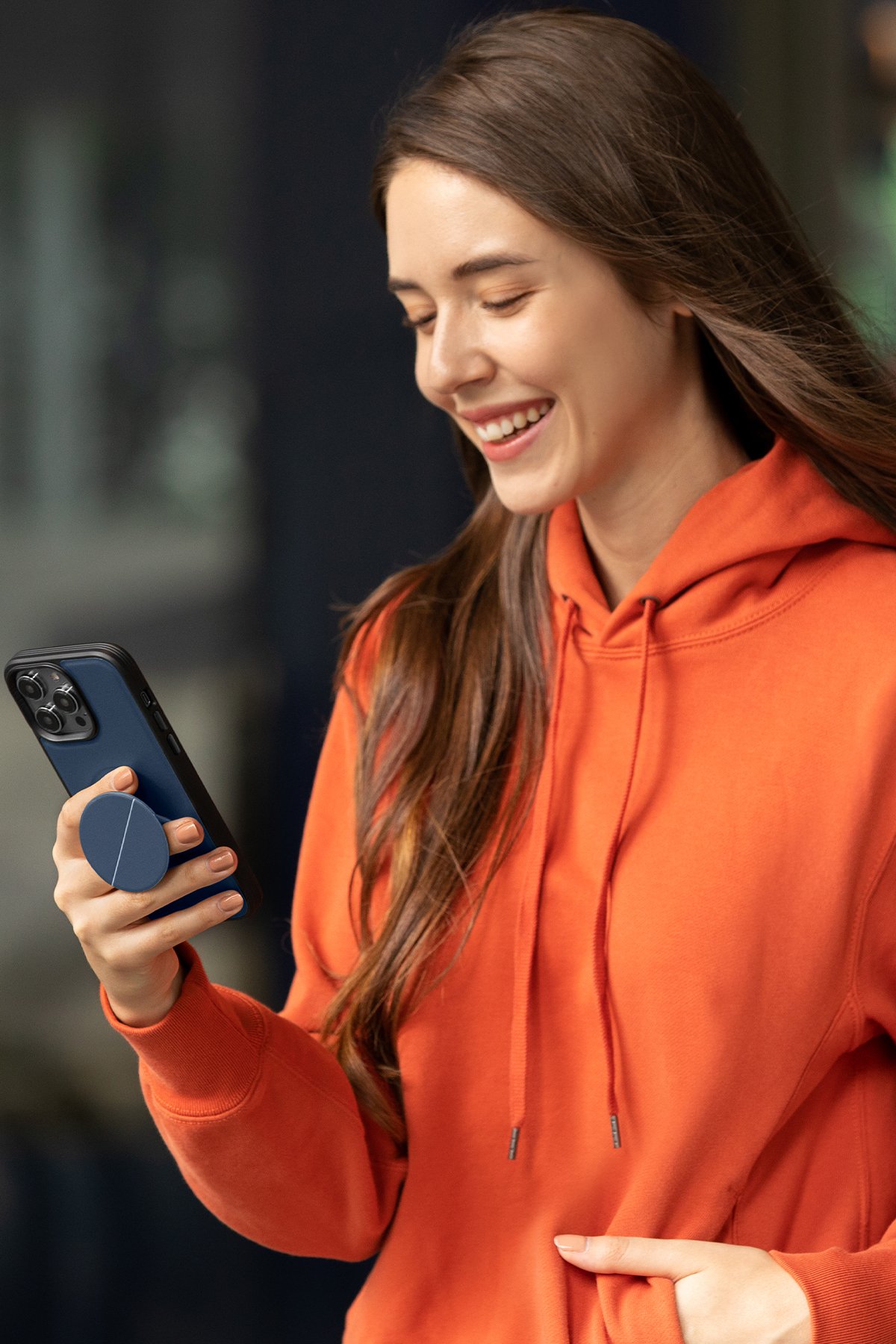 Uniq iPhone 14 Pro Lino Hue Magsafe Kapak - Pembe