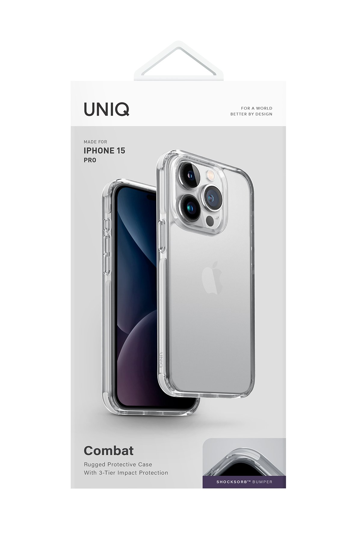 Uniq iPhone 15 Pro Lyden DS Magsafe Kapak - Siyah