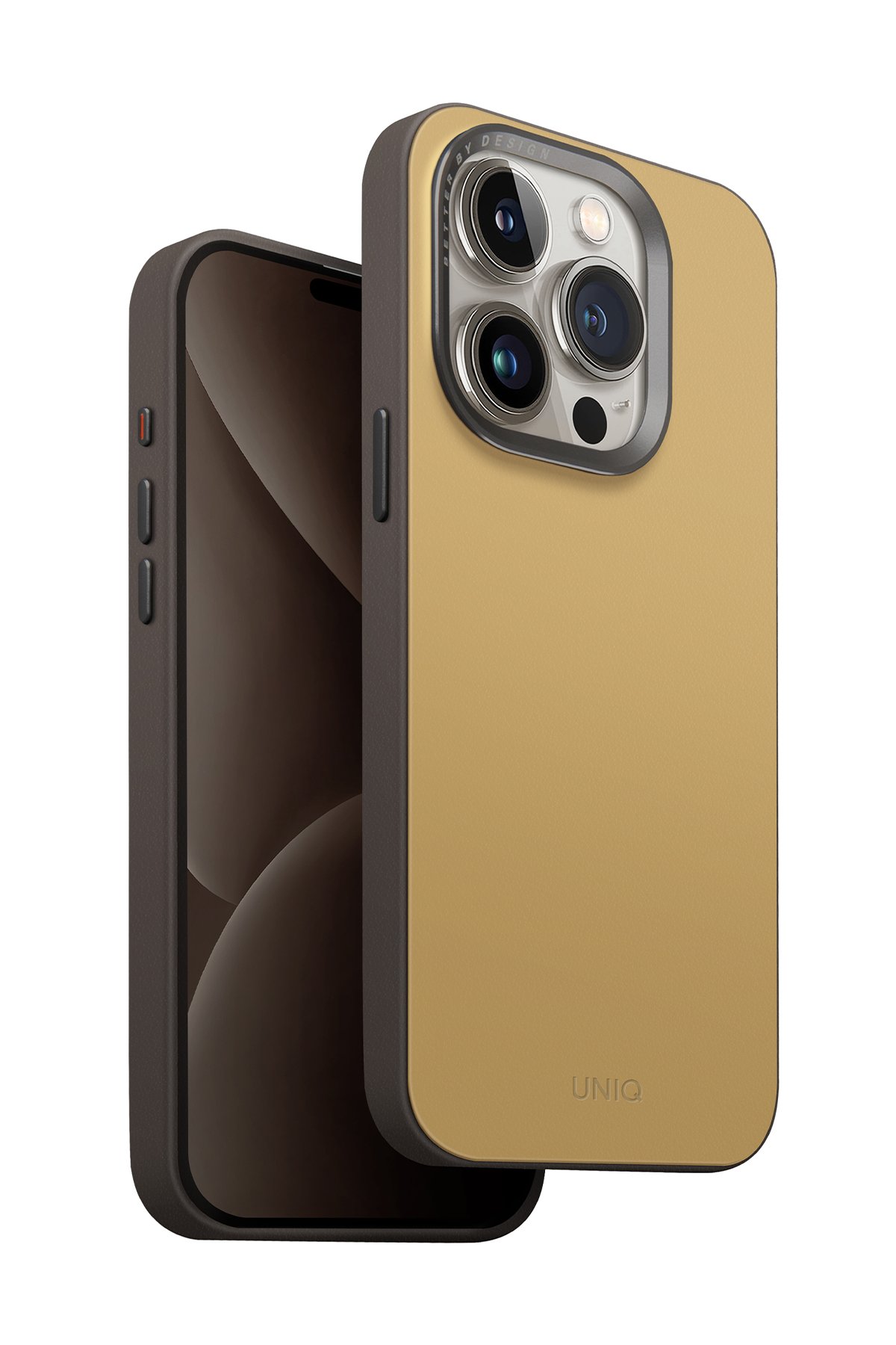 Uniq iPhone 15 Pro Air Fender Kartvizitli Kapak - Şeffaf