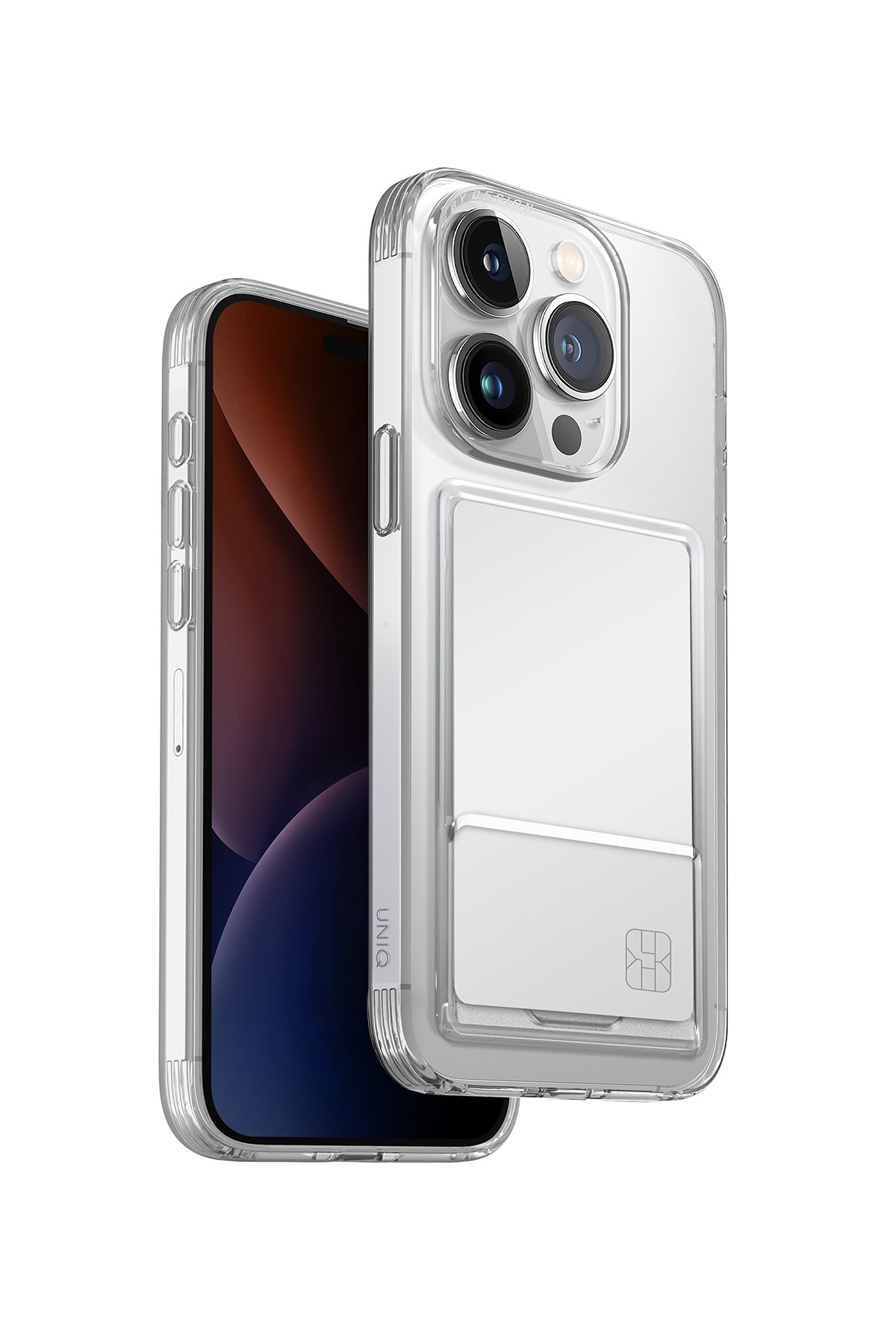Uniq iPhone 15 Pro Max Heldro Mount Standlı Kapak - Lacivert