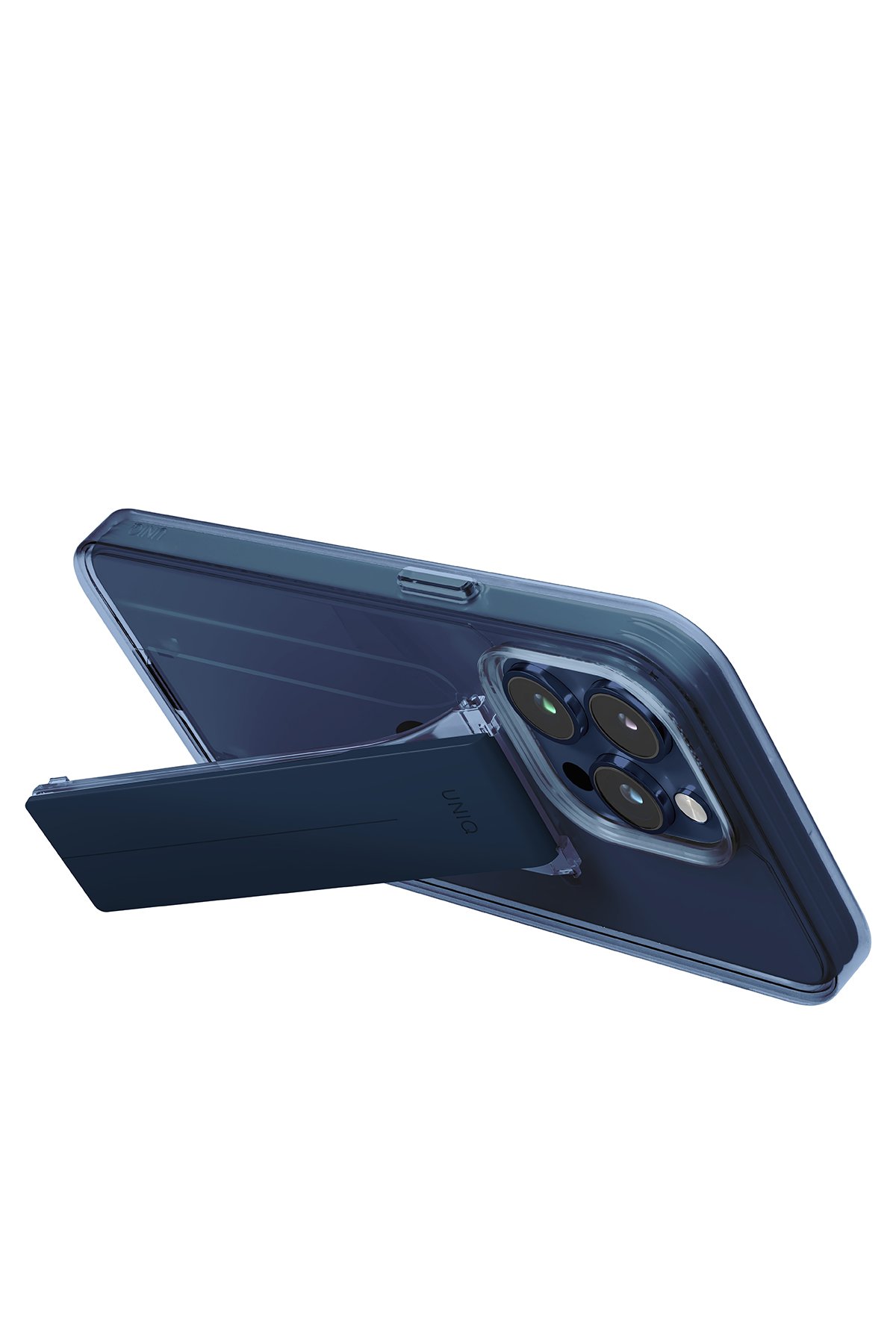 Uniq iPhone 15 Pro Max Lyden DS Magsafe Kapak - Lacivert