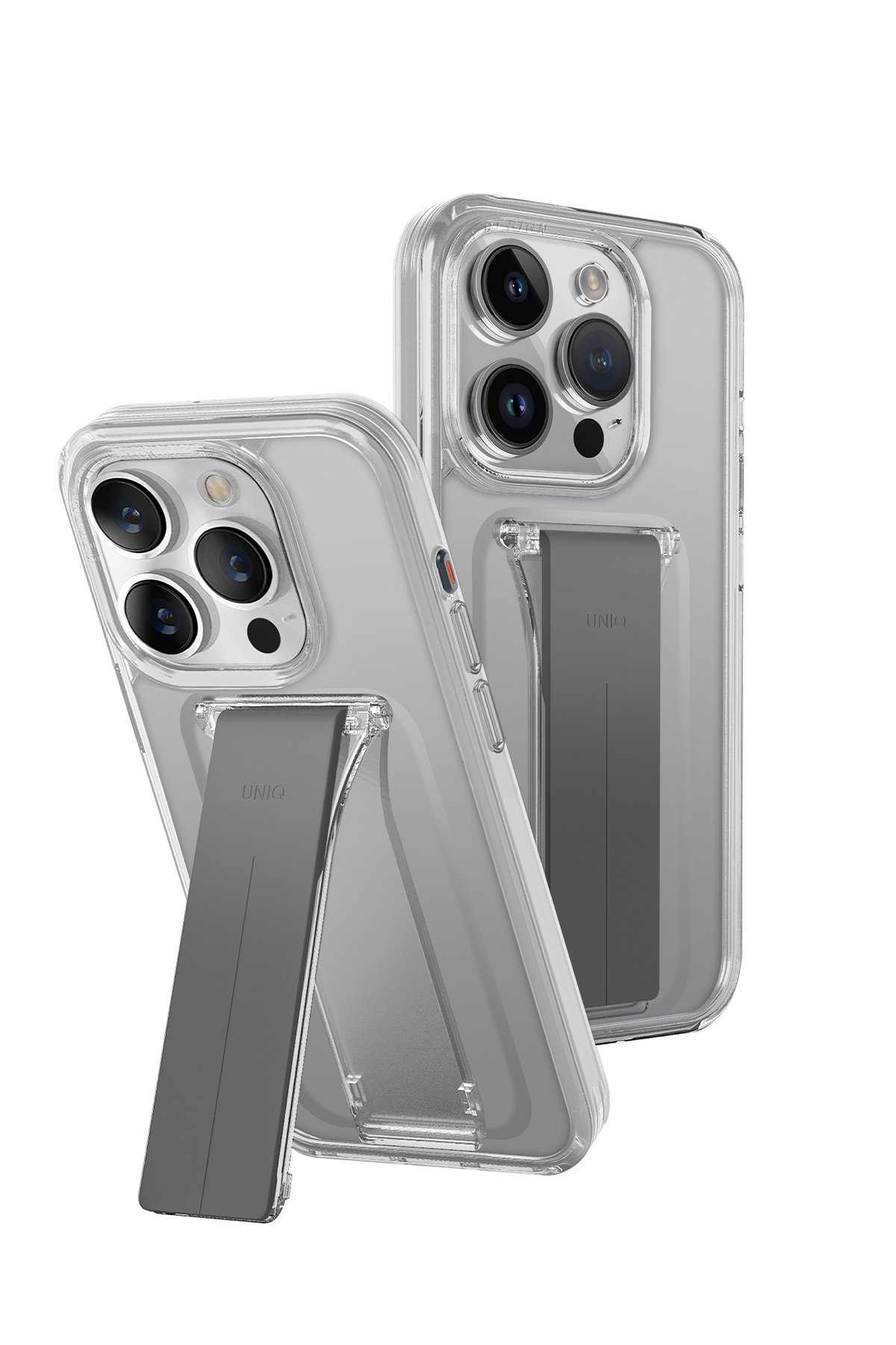 Uniq iPhone 15 Pro Max Air Fender Kartvizitli Kapak - Füme