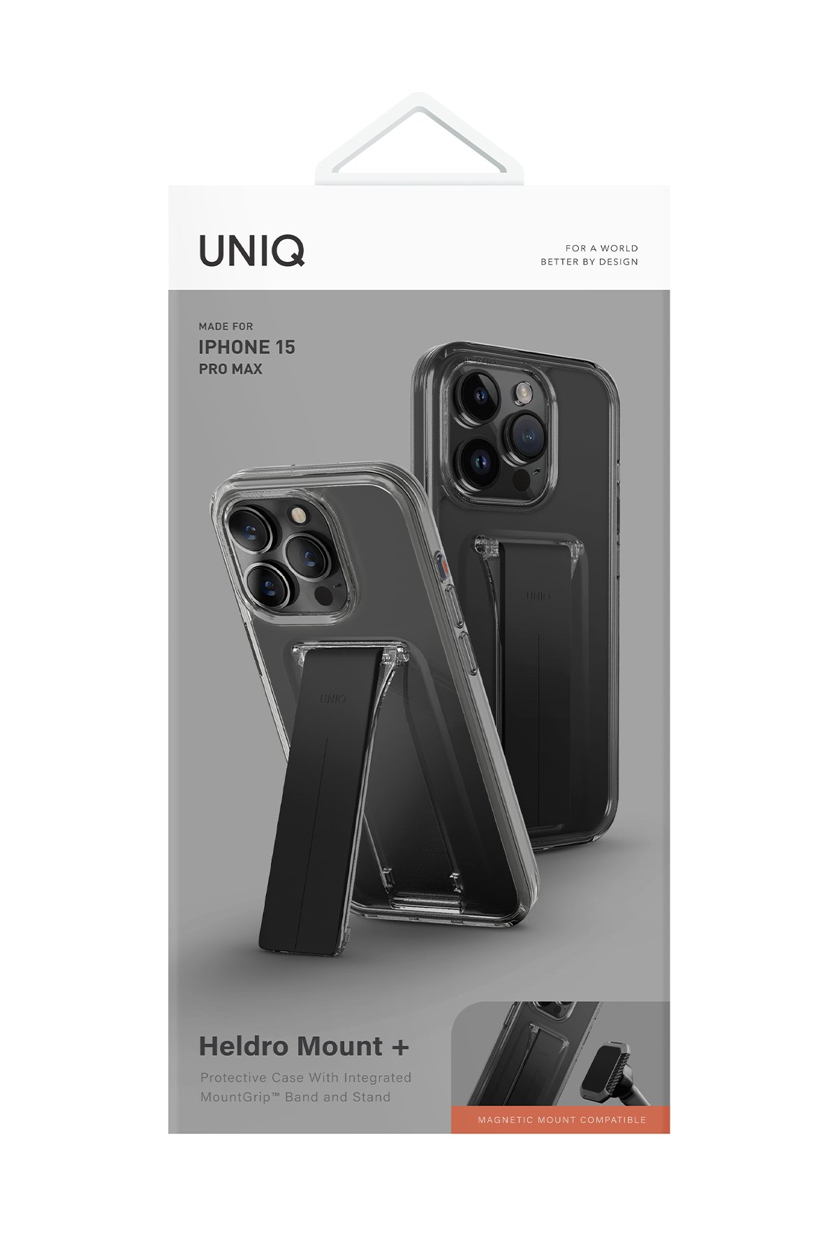 Uniq iPhone 15 Pro Max Heldro Magsafe Kapak - Lacivert