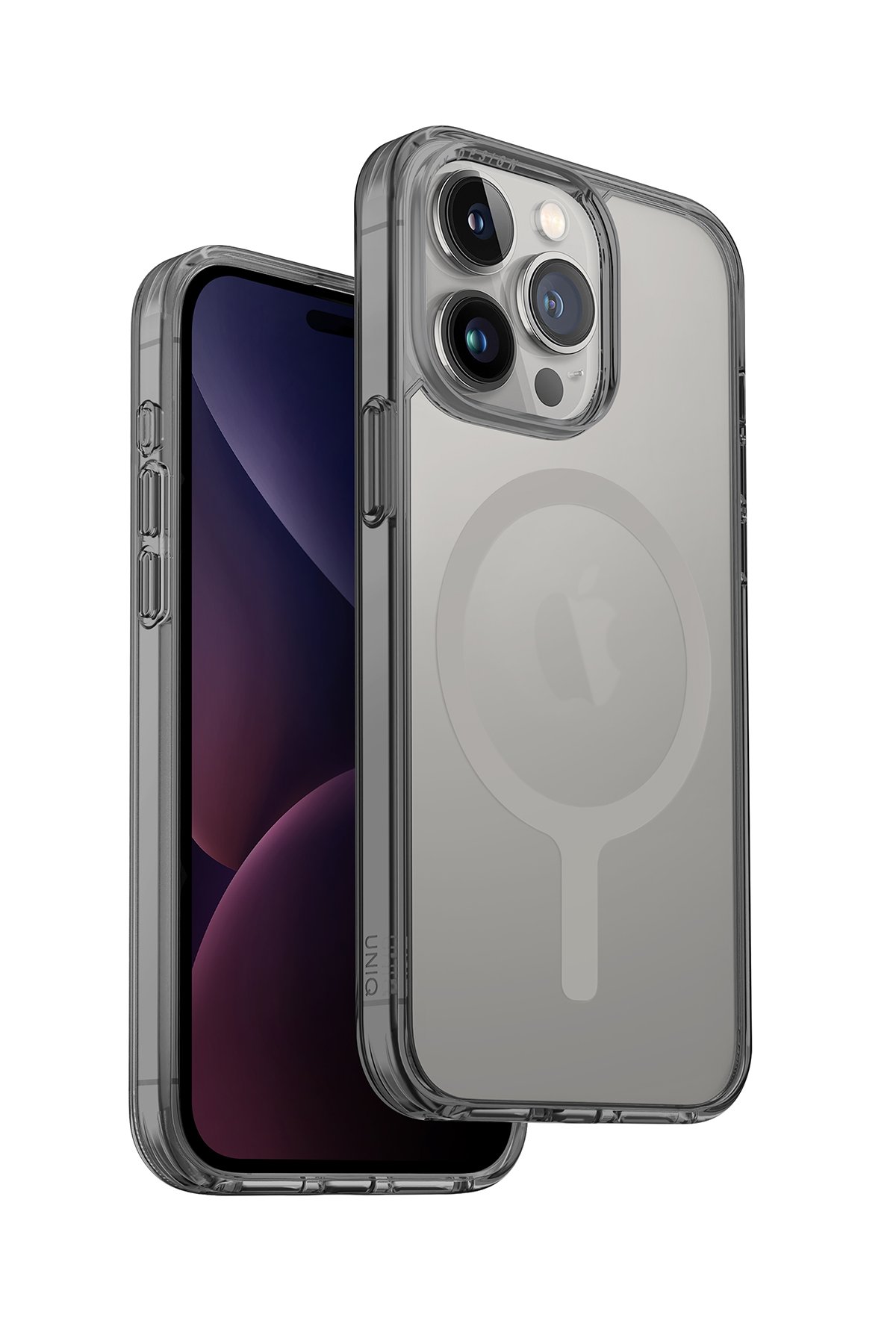 Uniq iPhone 15 Pro Max Heldro Mount Standlı Kapak - Siyah