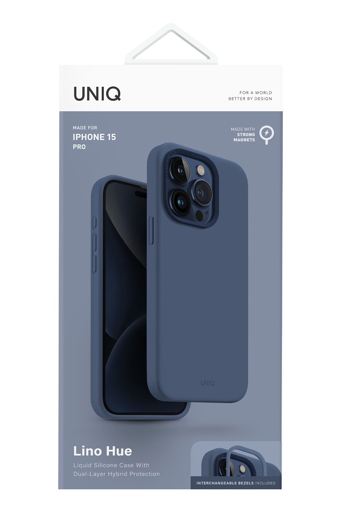 Uniq iPhone 15 Pro Max Optix Alüminyum Kamera Lens Koruyucu - Siyah