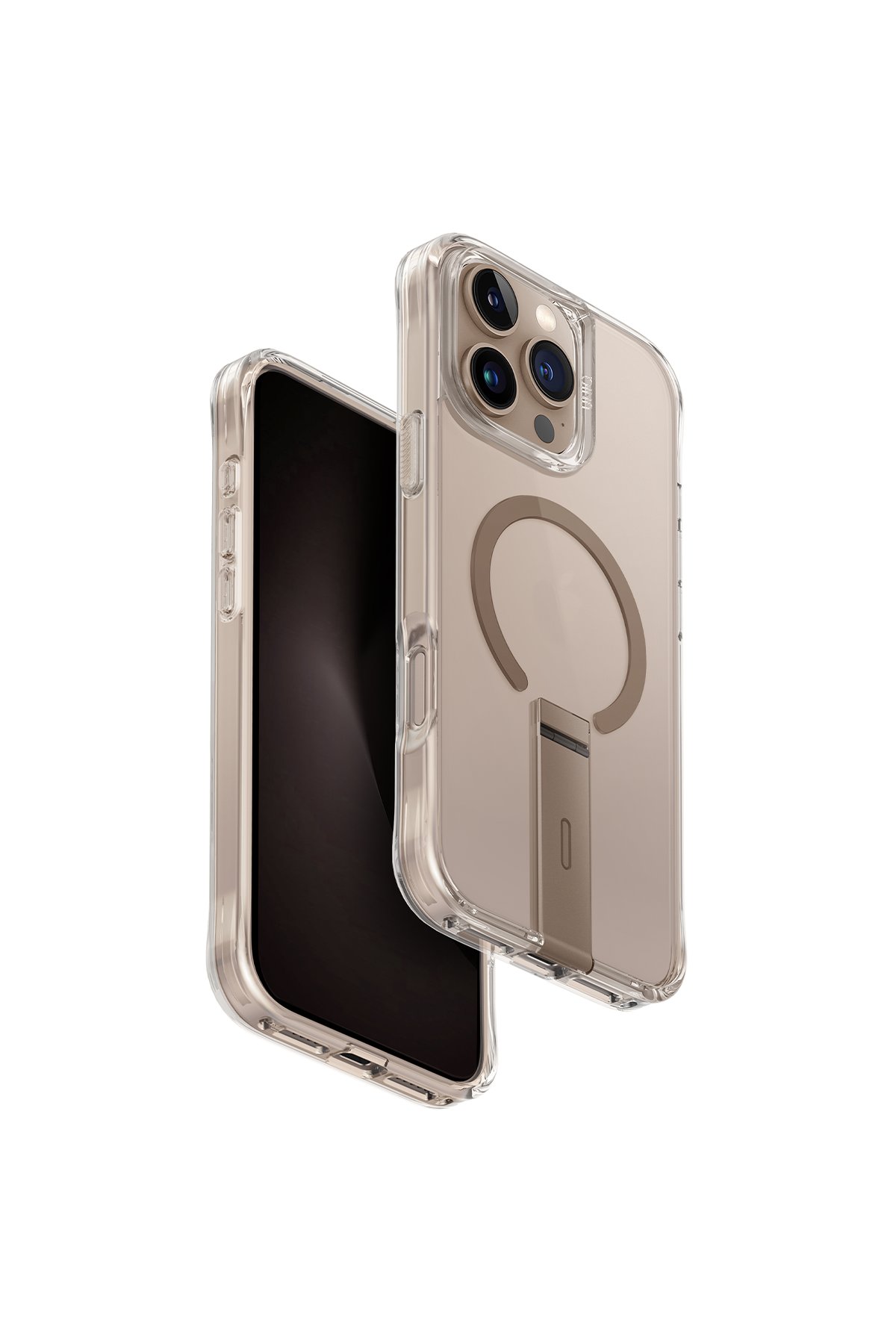 Uniq iPhone 16 Pro Lino Hue Magsafe Kapak - Pembe