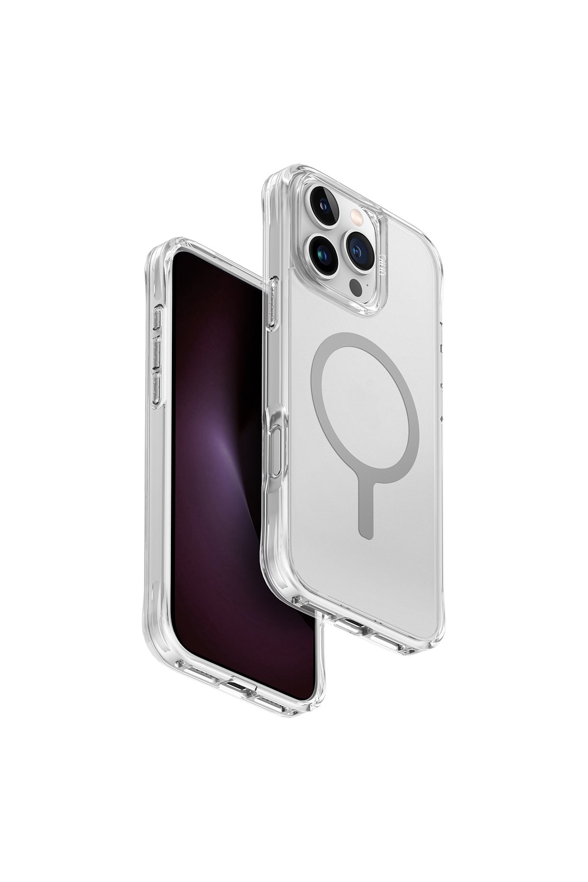 Uniq iPhone 16 Pro Clearvue 3in1 Set Kapak - Şeffaf