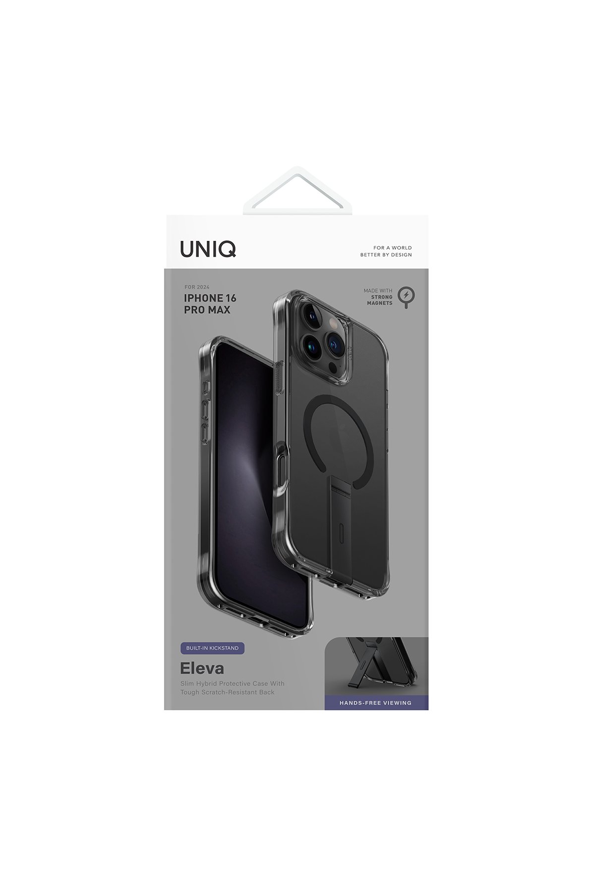 Uniq iPhone 16 Pro Max Lyden DS Magsafe Kapak - Bej