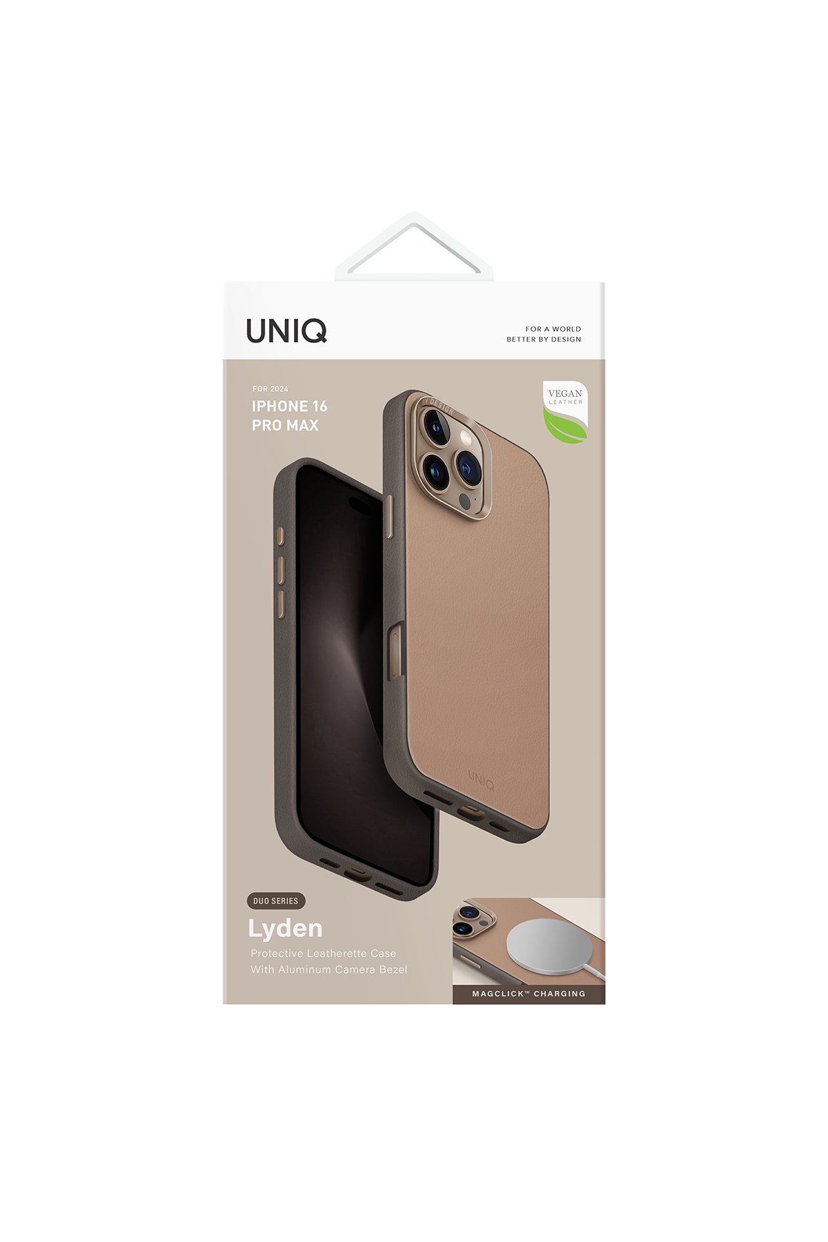 Uniq iPhone 16 Pro Max Optix Alüminyum Kamera Lens Koruyucu - Gold