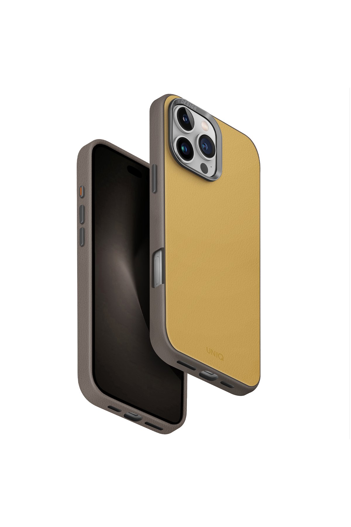 Uniq iPhone 16 Pro Max Lyden Magsafe Deri Kapak - Siyah