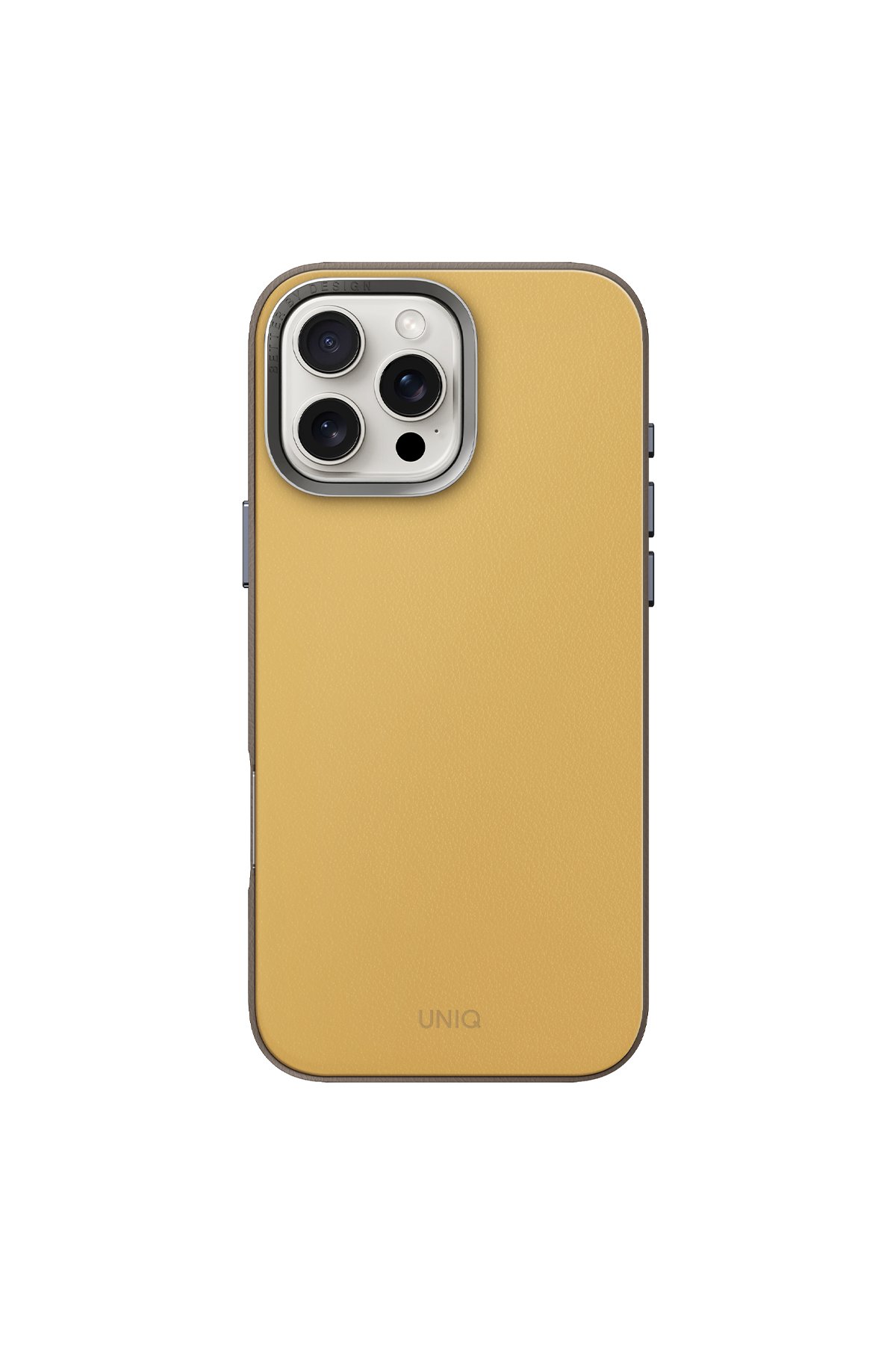 Uniq iPhone 16 Pro Max Lyden Magsafe Deri Kapak - Siyah