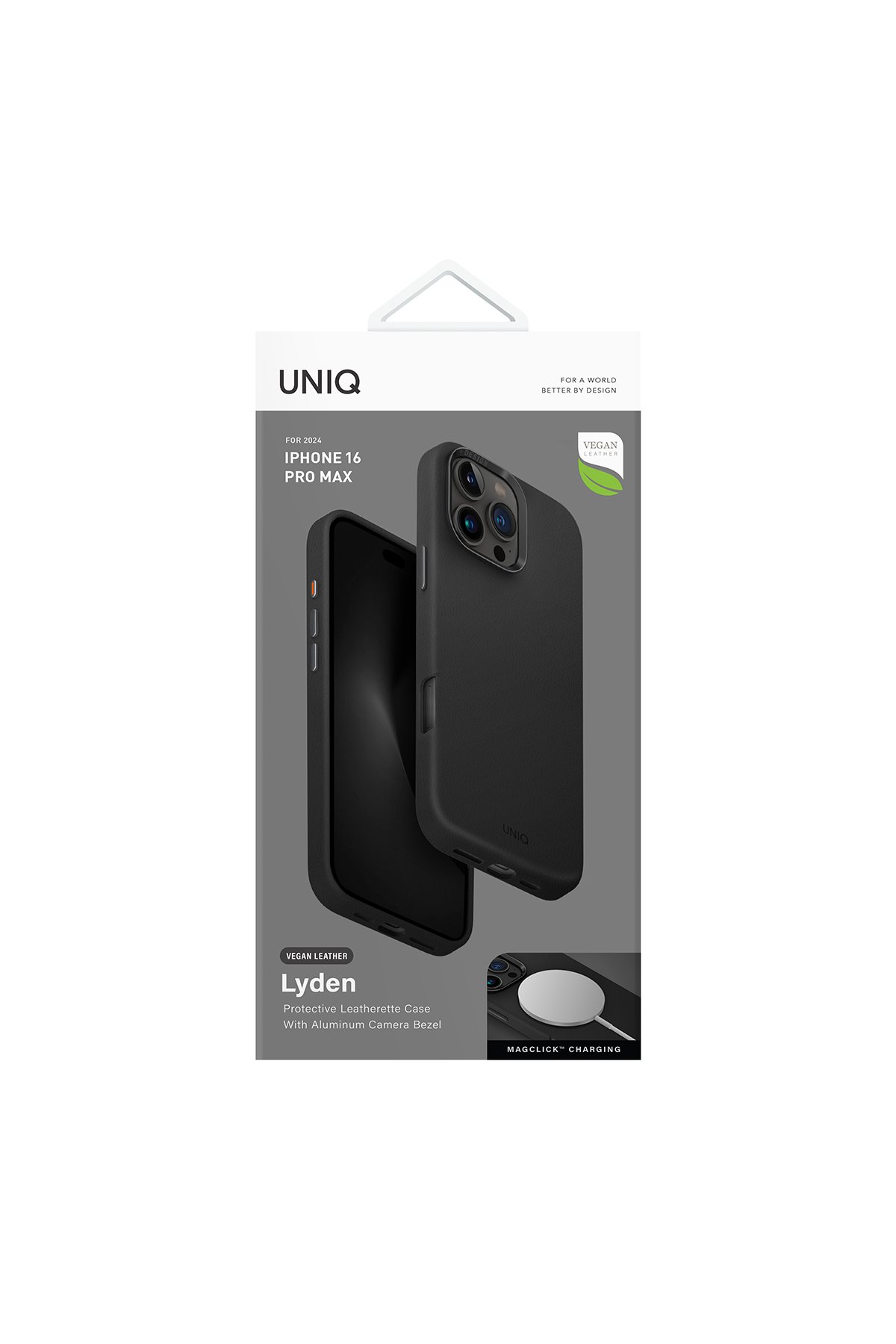 Uniq iPhone 16 Pro Max Heldro Max Magsafe Standlı Kapak - Titan Gri