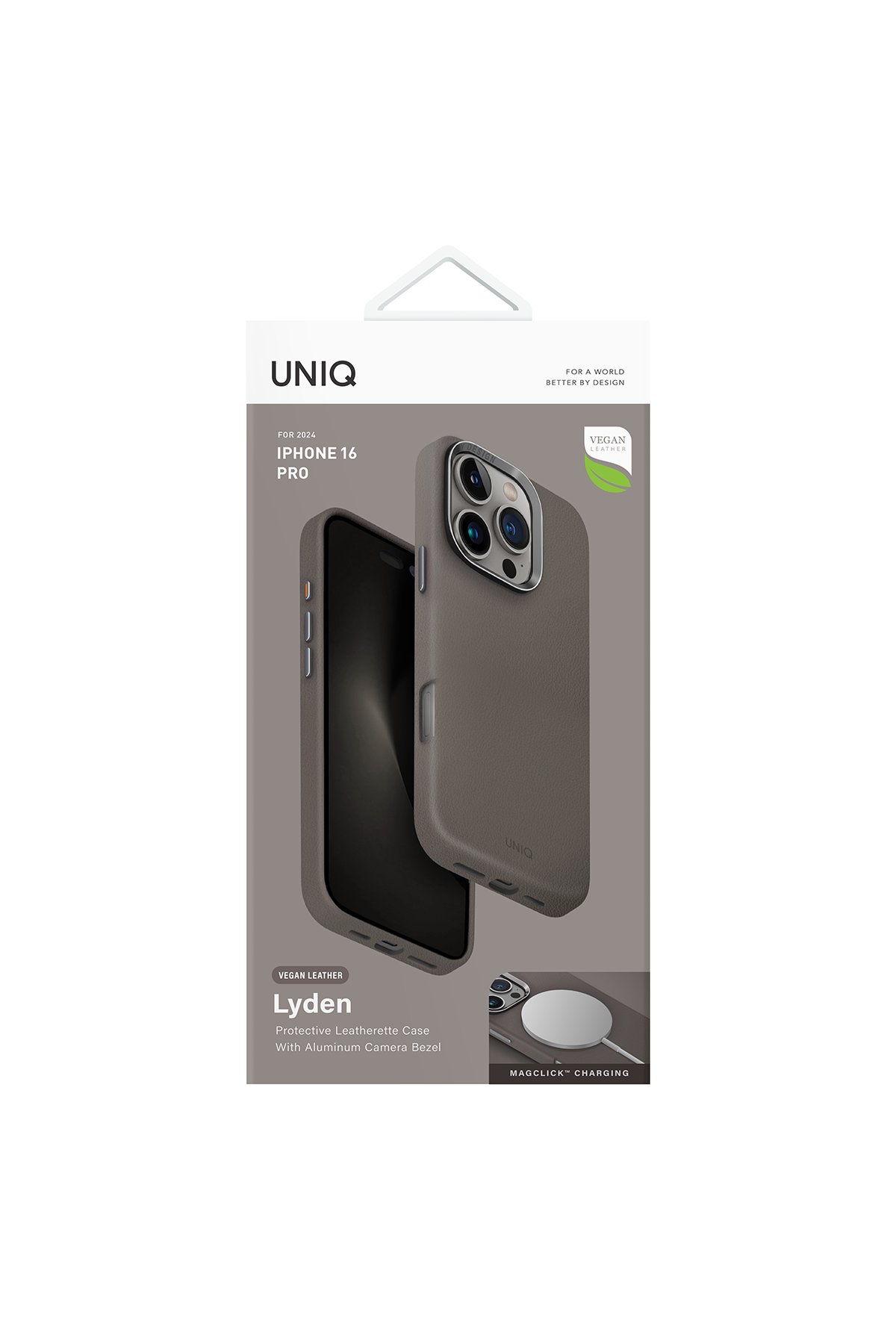 Uniq iPhone 16 Pro Max Heldro Max Magsafe Standlı Kapak - Titan Gri